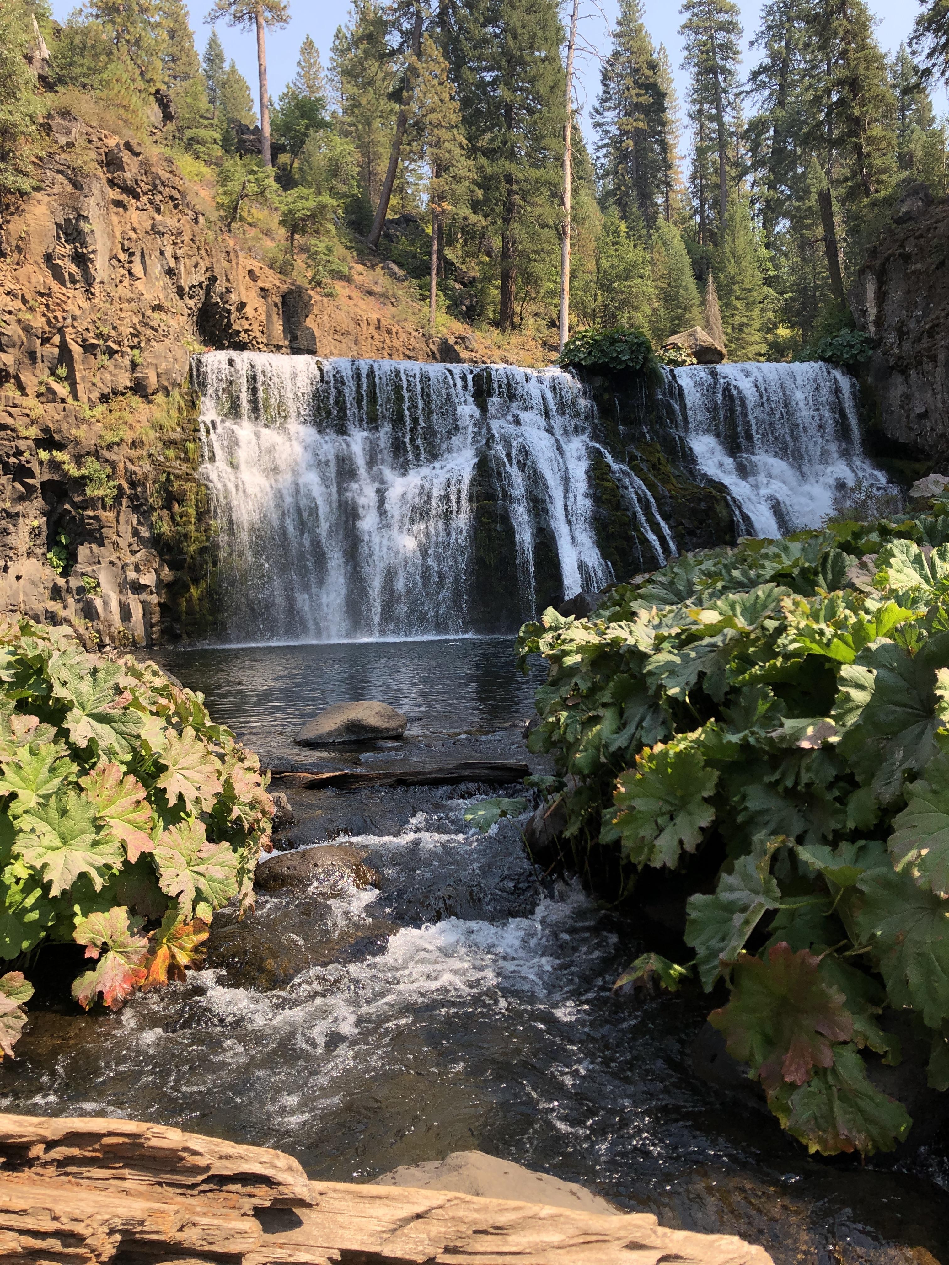 Middle McCloud Falls, Northern California [OC] [4032 x 3024] EarthPorn