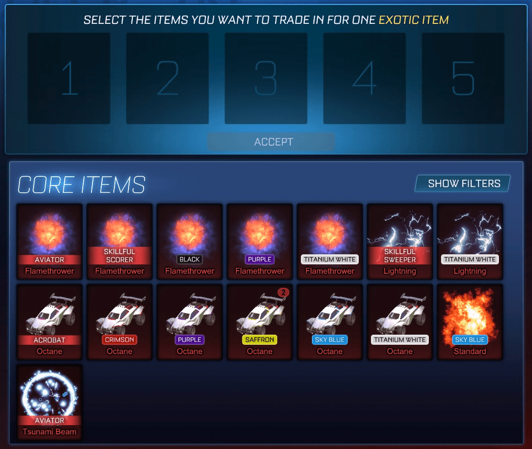 PSA Before going wild with the new trade in option check the item