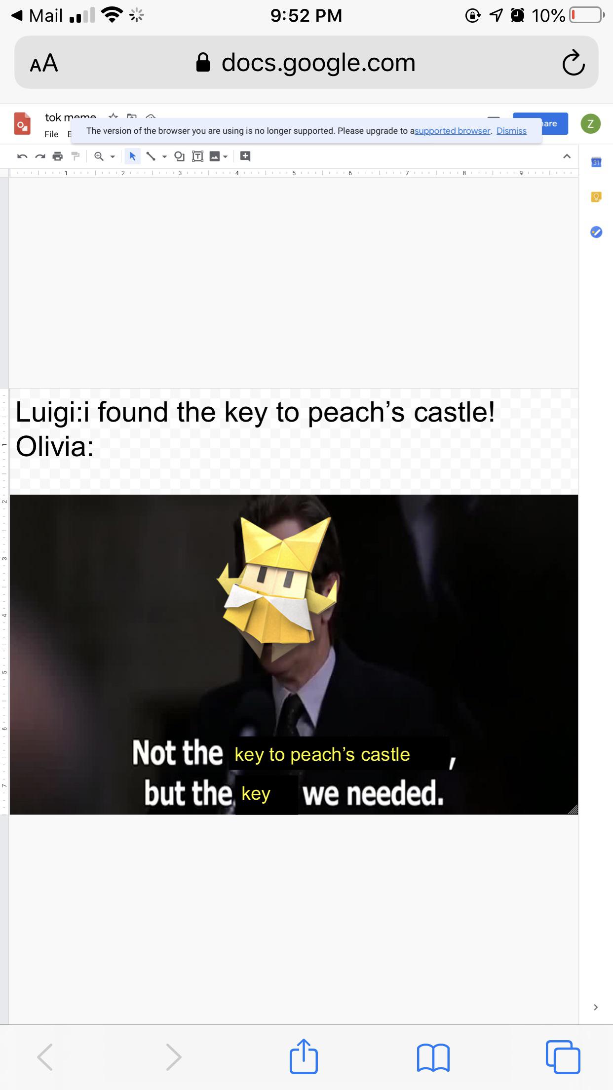 A meme that i made. papermario
