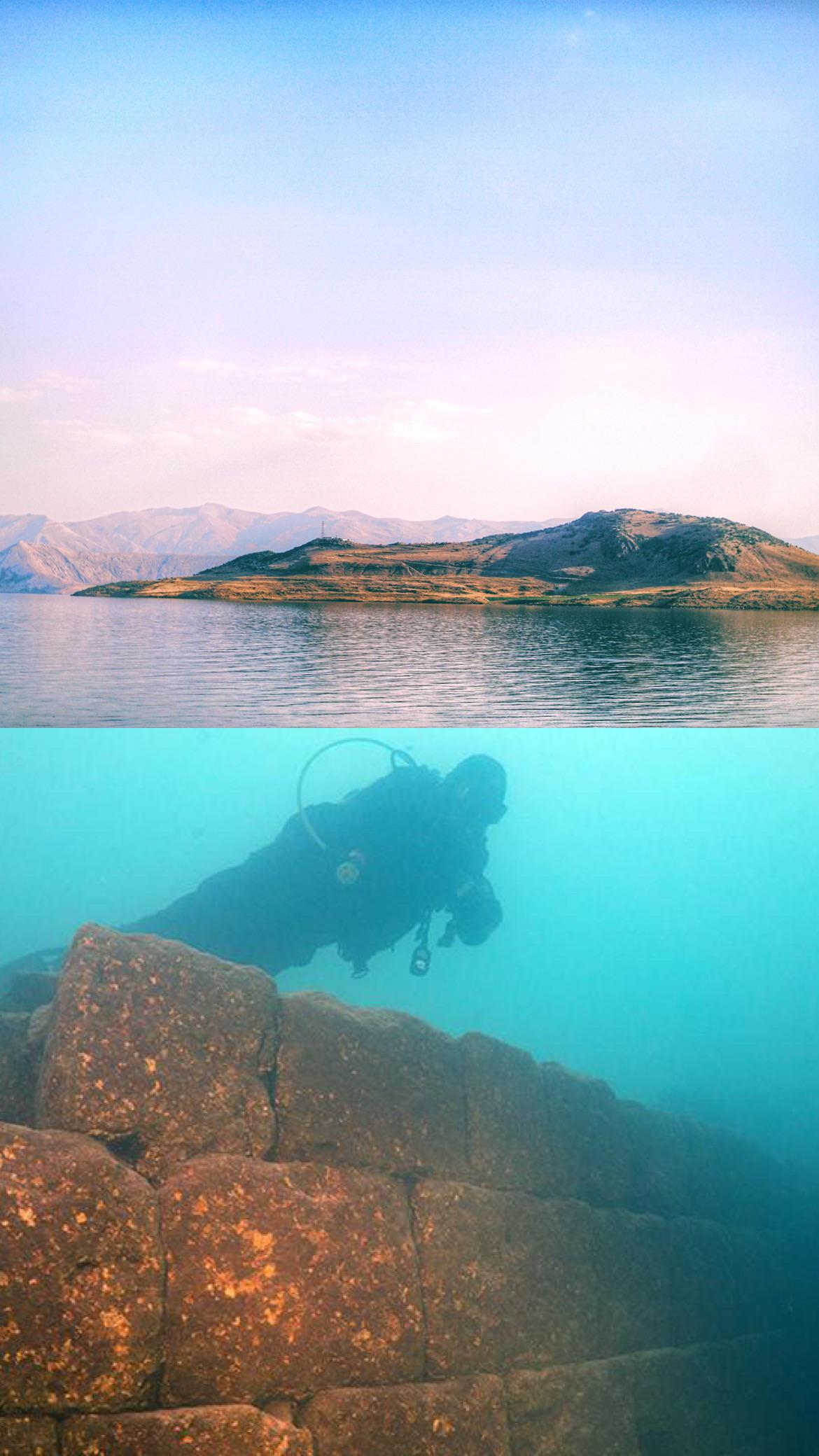 In 2017, a 3,000 year old underwater Urartian fortress was discovered in the depths of Lake Van