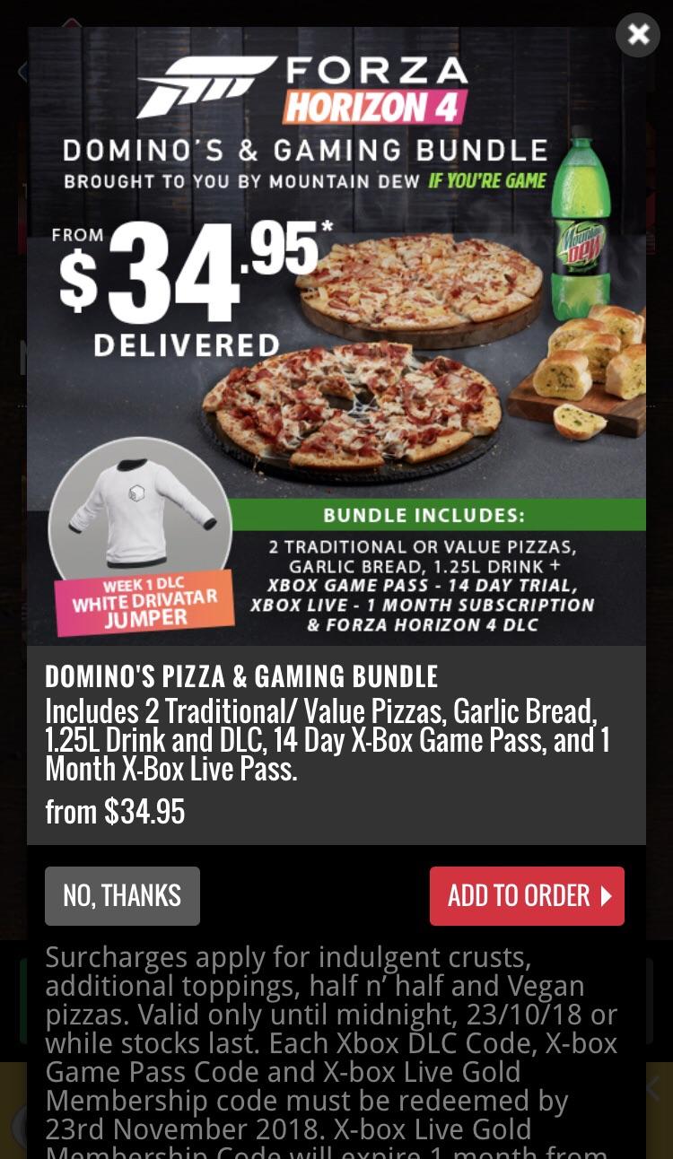 [Deal] Domino’s Australia r/xboxone
