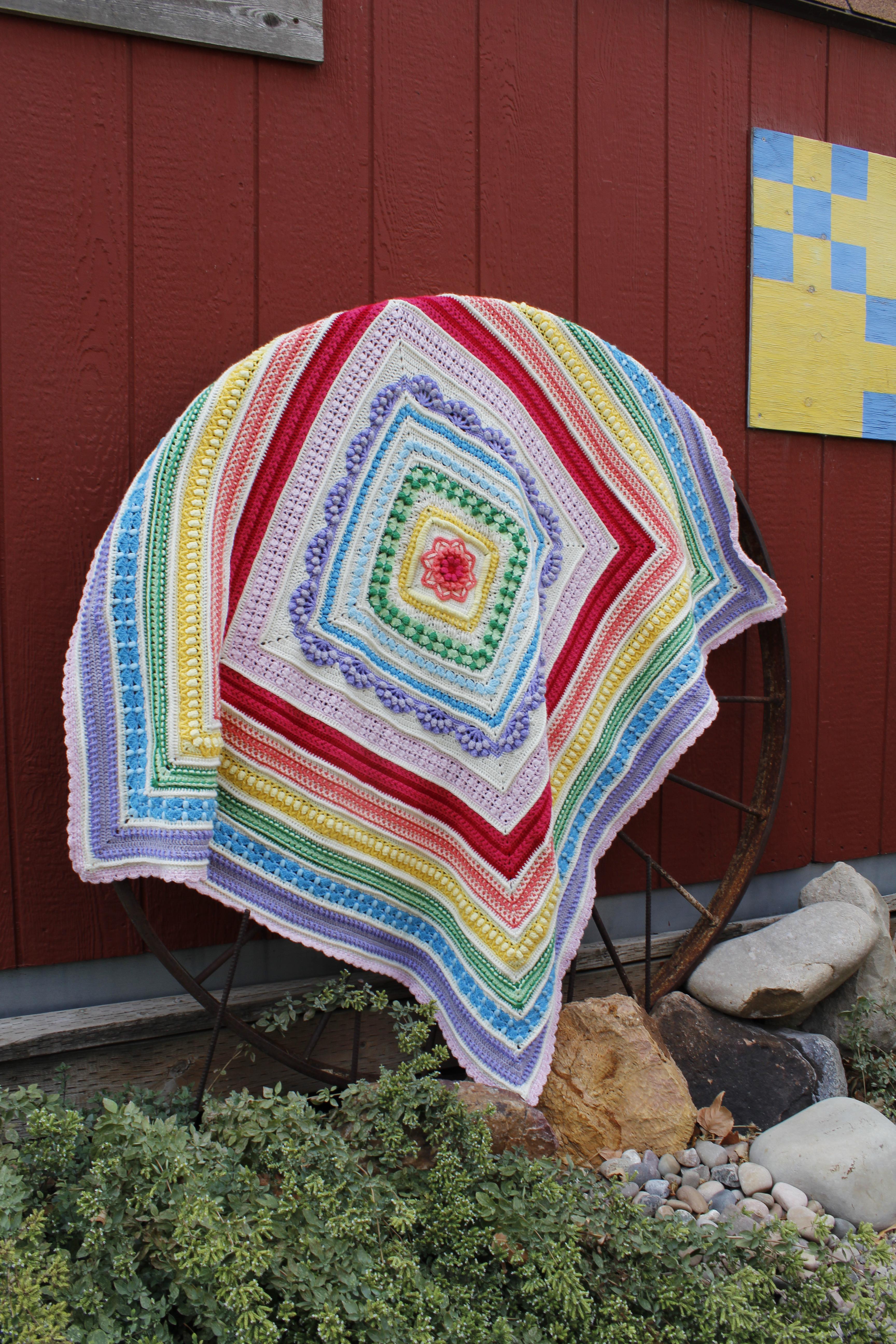 I started this blanket at the beginning of quarantine. I wanted