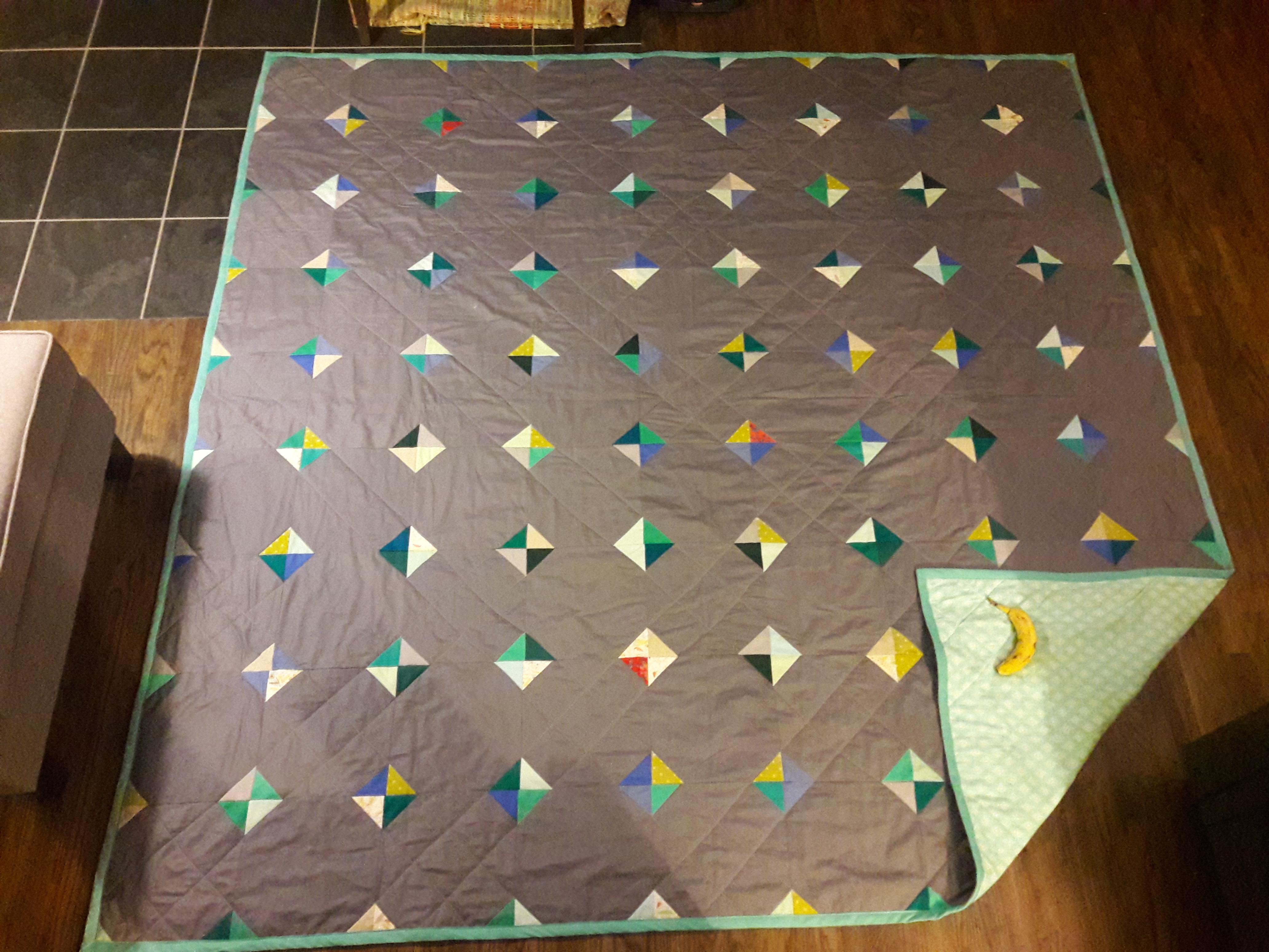 Purl Soho Quilt Finally Finished! Based On Tiny Tiles By Purl Soho