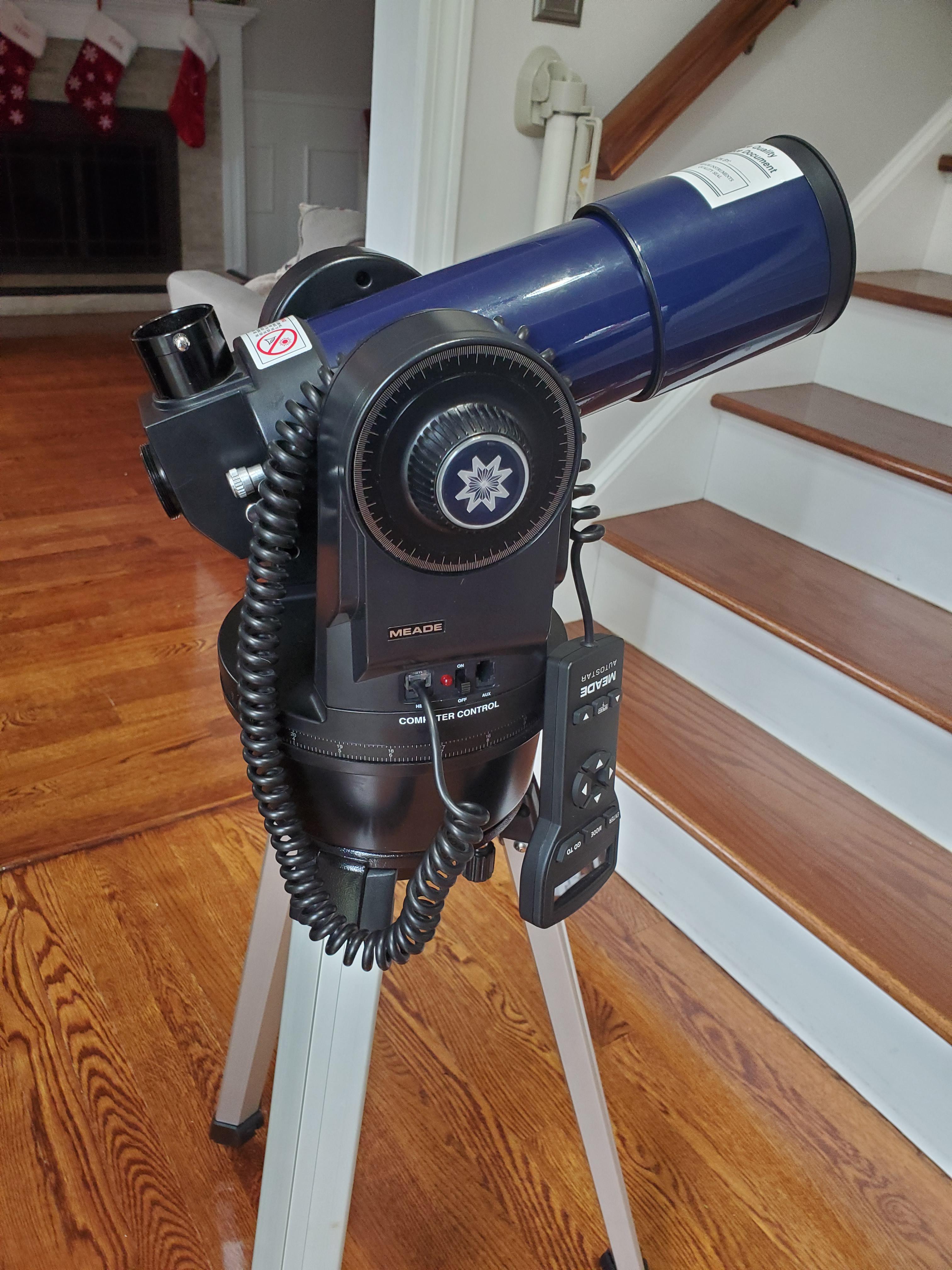 My first telescope... Meade ETX-60AT : r/telescopes