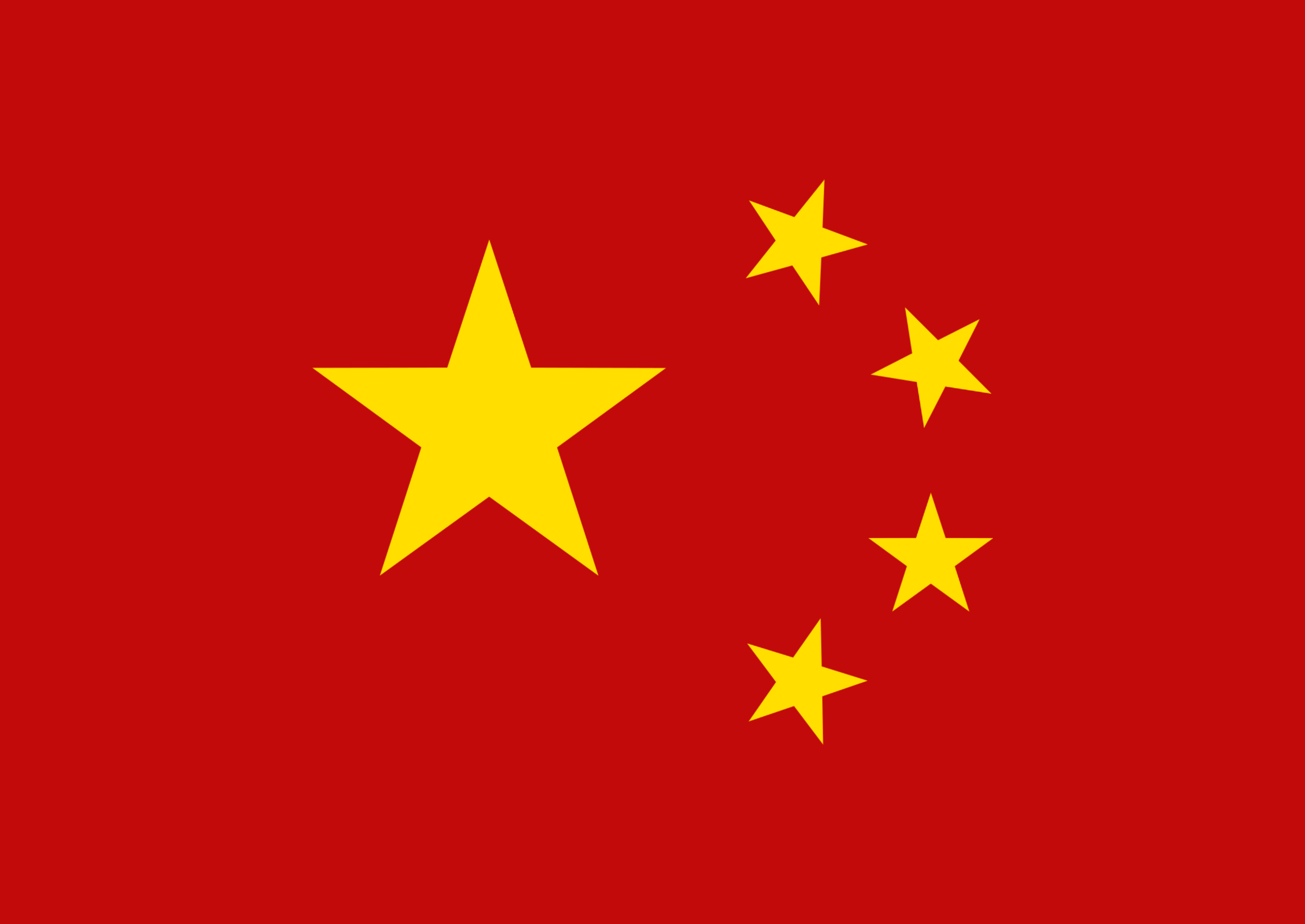 China Flag But The Stars Are In The Middle vexillology