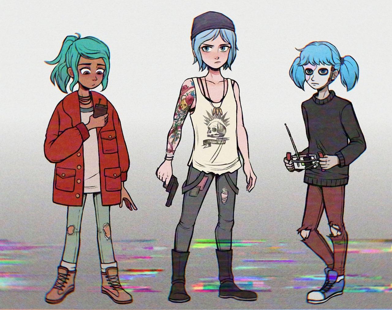 [NO SPOILERS] Cool kids with blue hair by Foresterrr r/lifeisstrange
