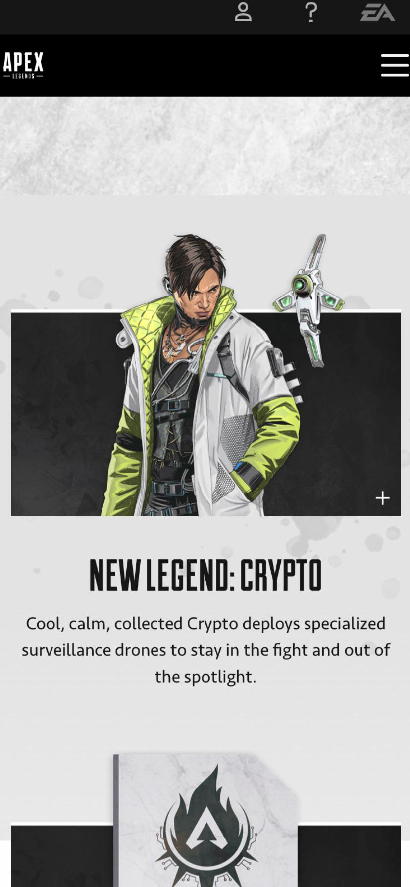 New Apex Legends character named CRYPTO releases October 1st