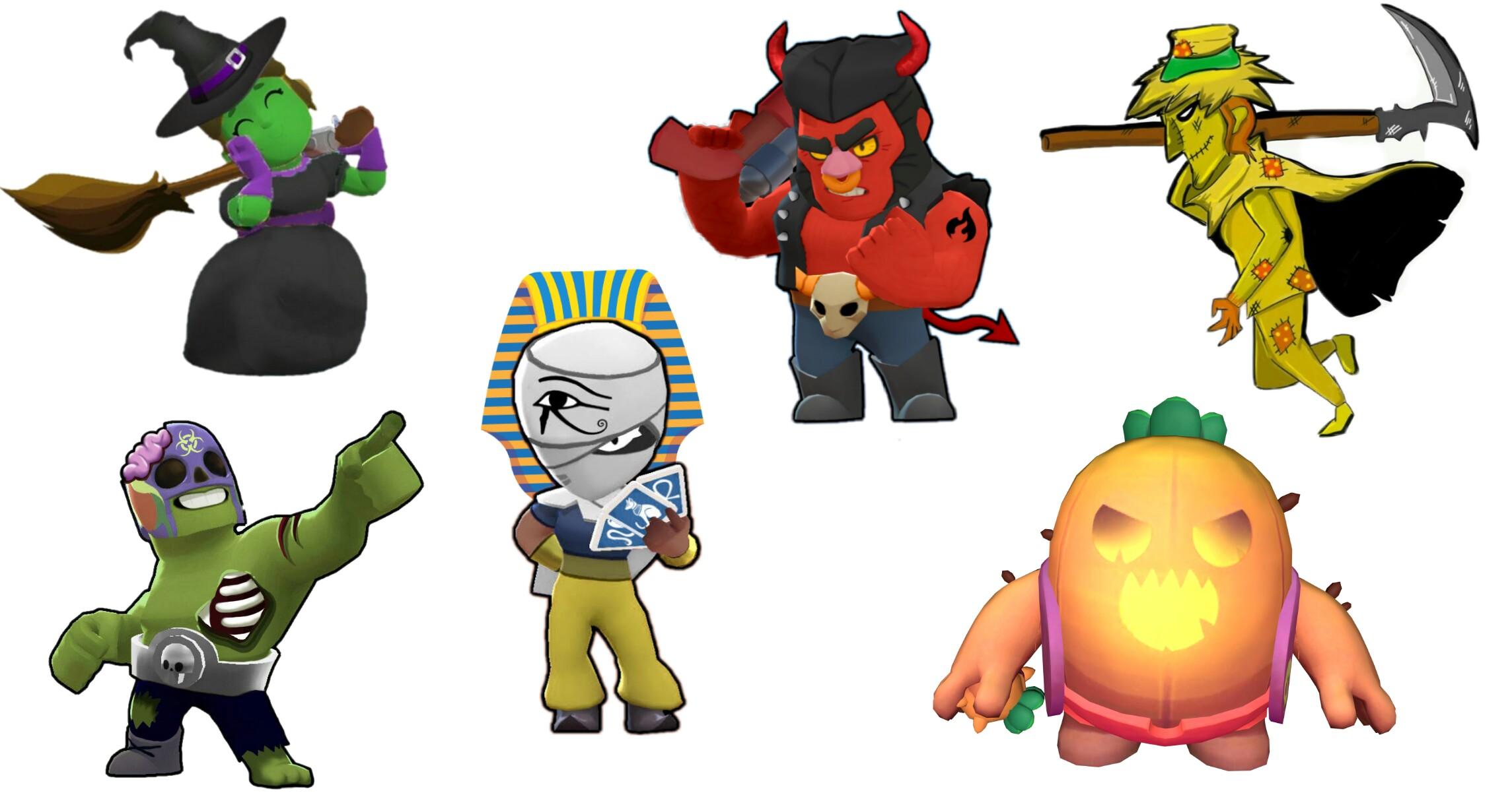 Brawl Stars Halloween Skins Edition r/Brawlstars