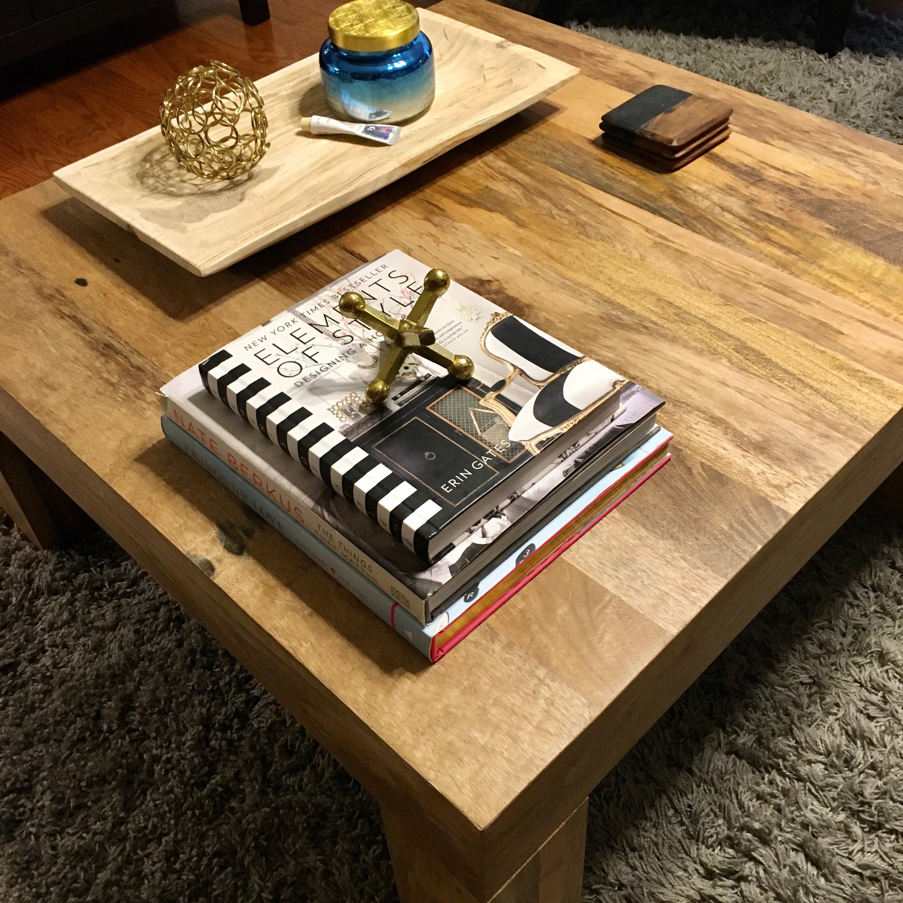 Received the mango wood coffee table I ordered from Urban Outfitters yesterday. I am in love. I