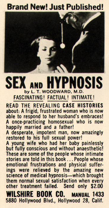 Sex and Hypnosis (1960s) : OldSchoolRidiculous
