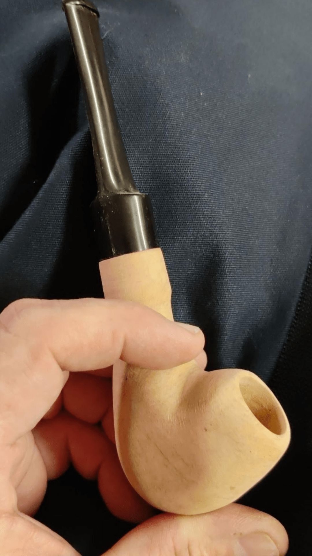 Made my first pipe today, Grecian Briar pipe blank from Vermont