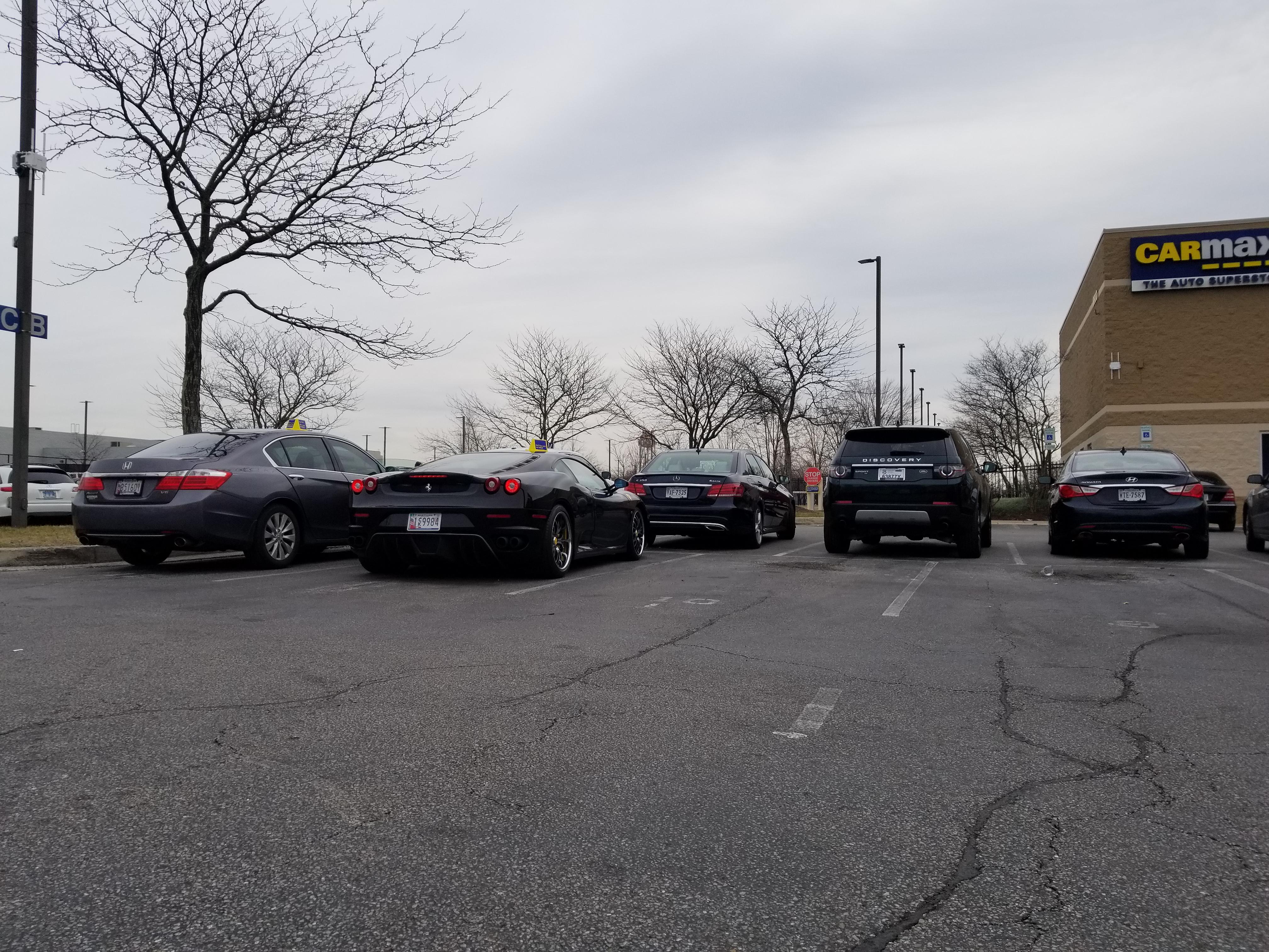 Someone trading in their Ferrari at CarMax r/pics