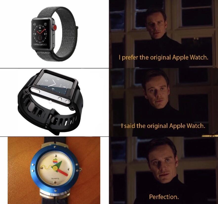 The original Apple Watch r/memes