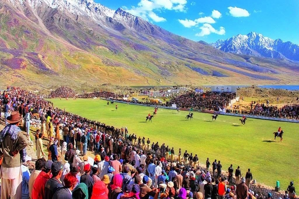 Shandur Polo Ground, Pakistan. Shandur Top is the highest polo ground