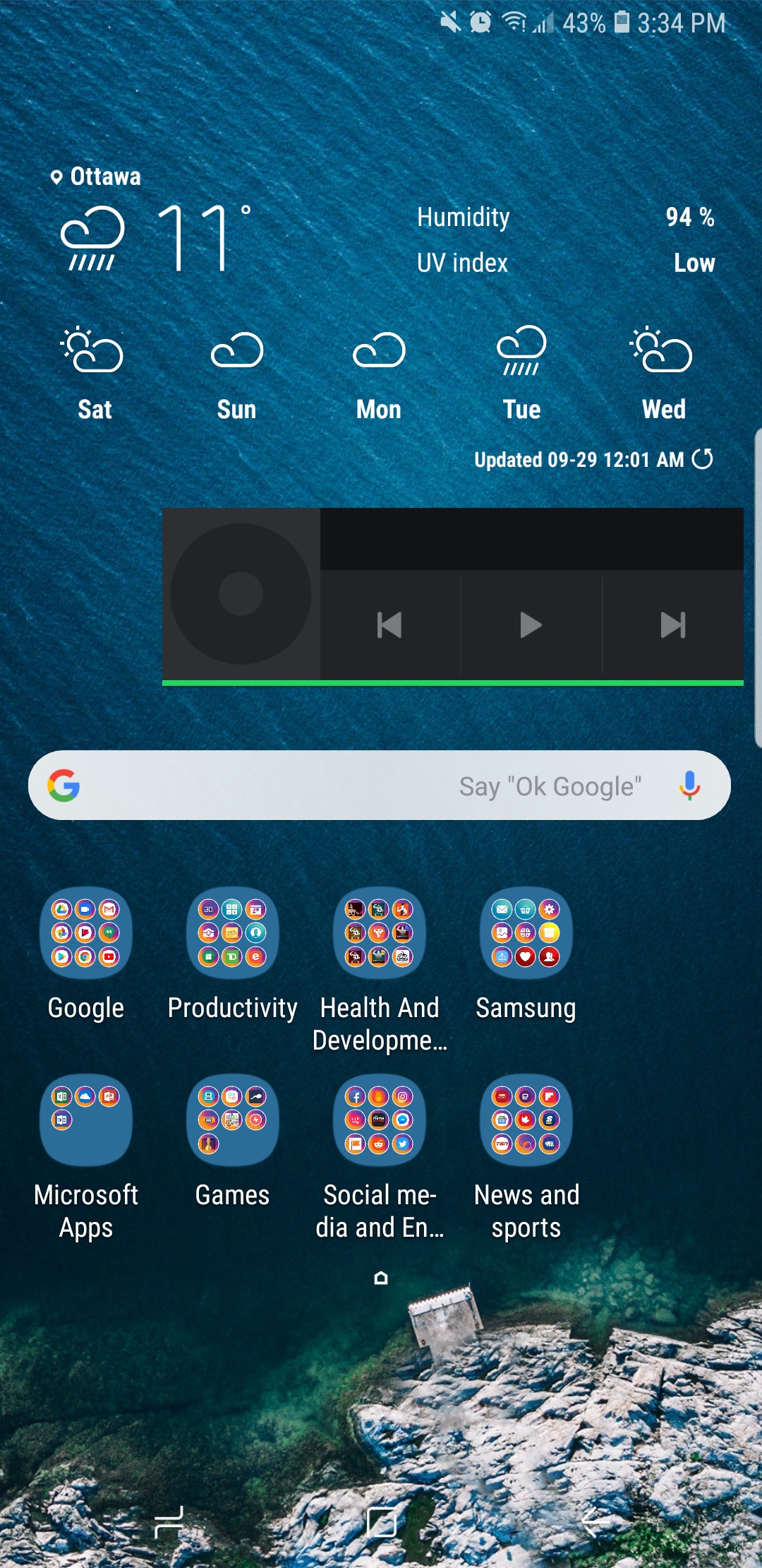 Just got my note 9 customized my home screen r/GalaxyNote9