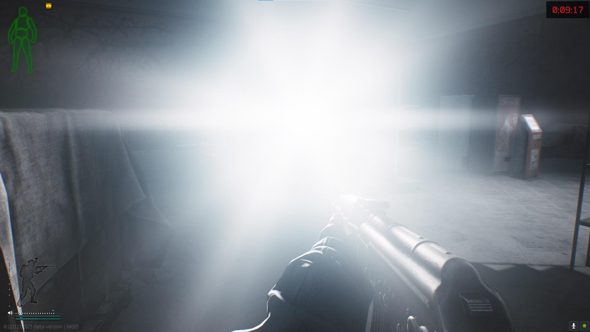 I put three flashlights on a shotgun and this is the screenshot my