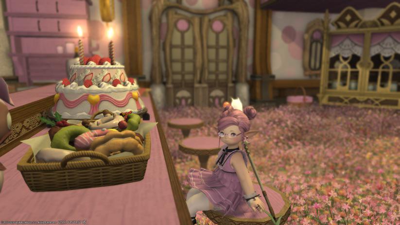 I may have gone overboard with the flower carpets. ffxiv