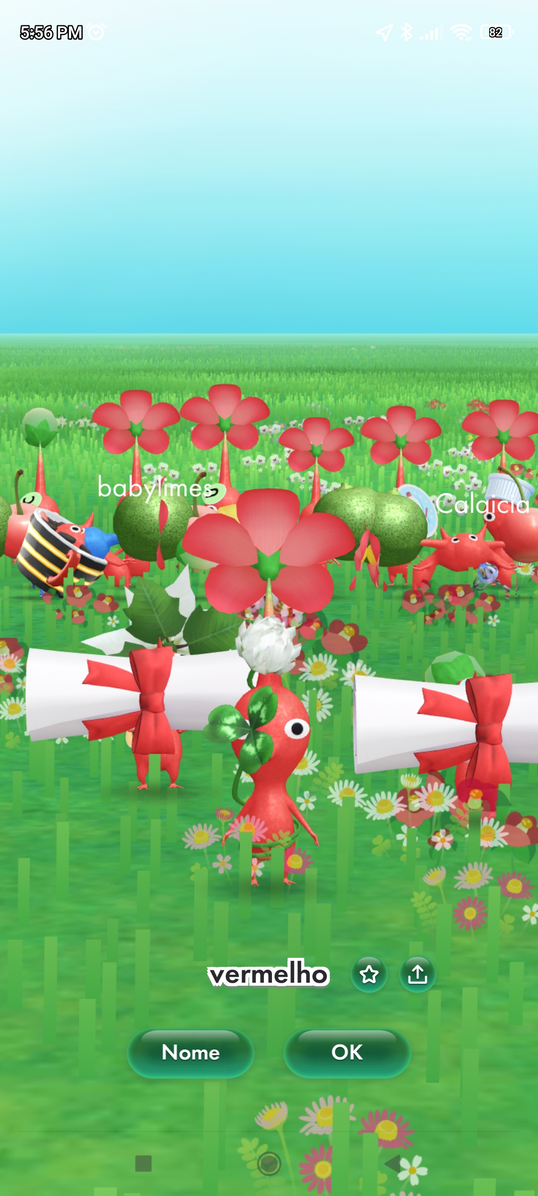 Two postcards in the pikmin LoL PikminBloomApp