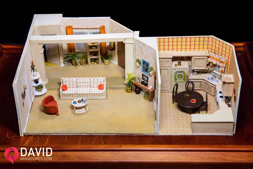 Three's Company mini apartment!, a scale model of the apartment