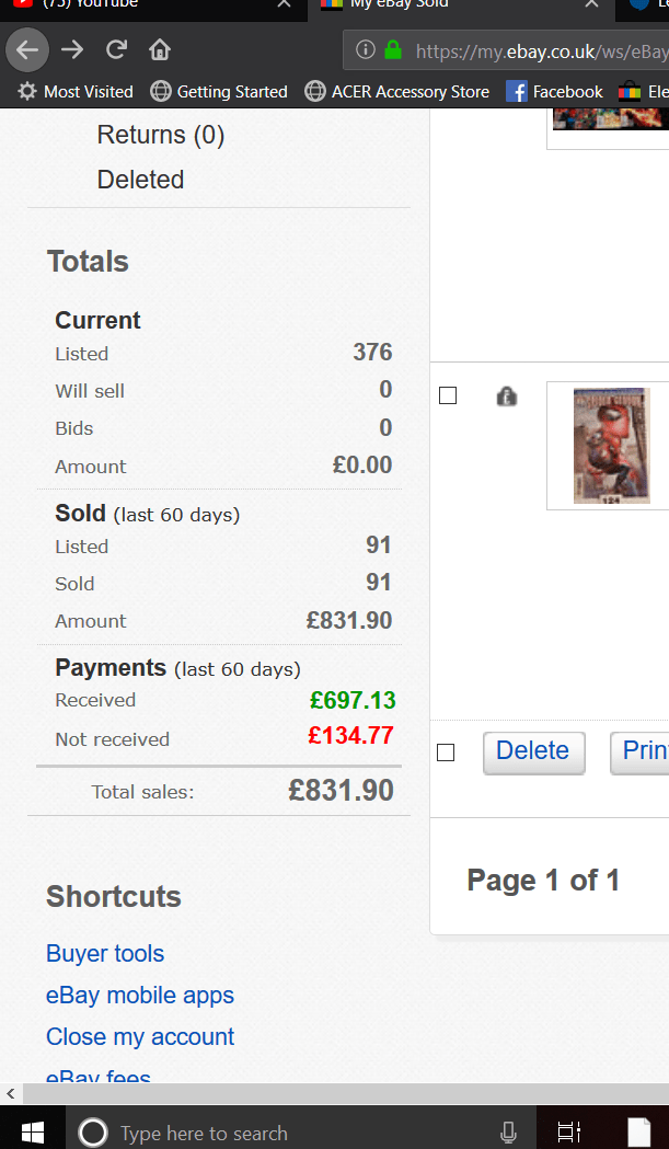 Payments not received? r/Ebay