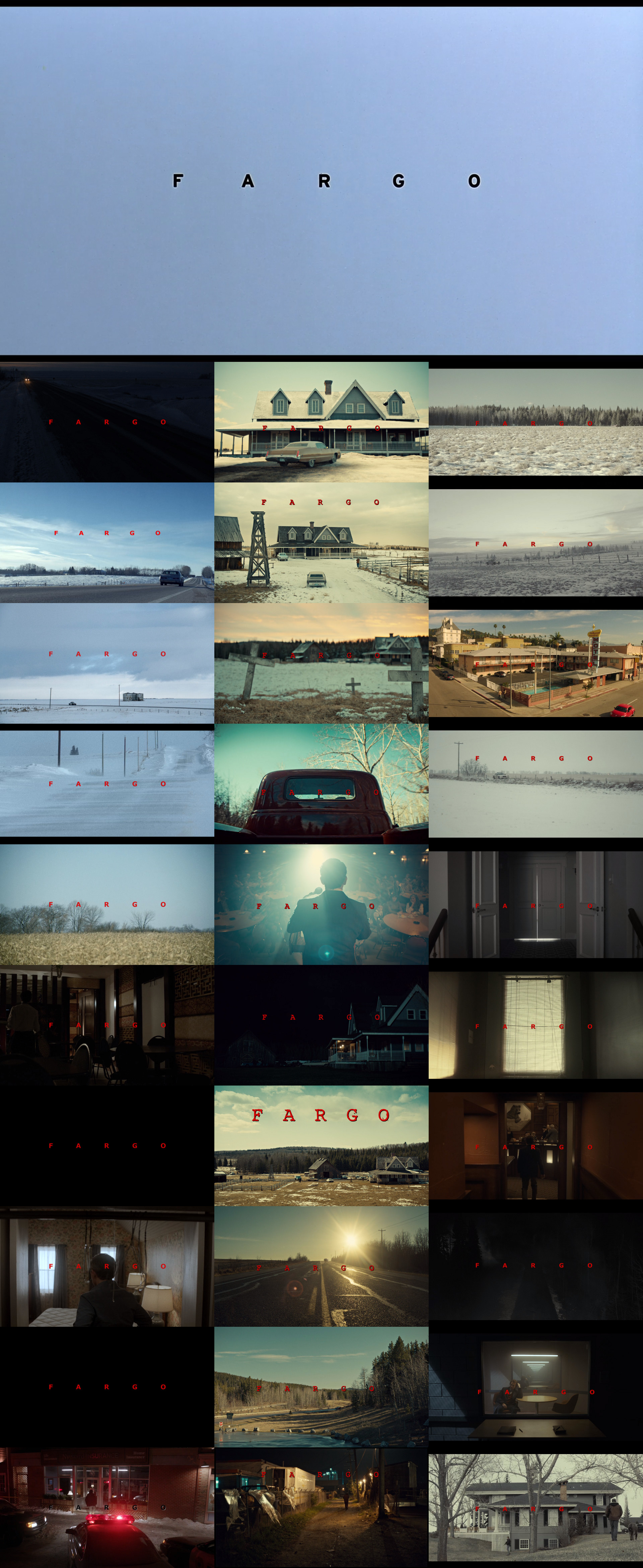 Fargo every title card (album in comments) r/FargoTV