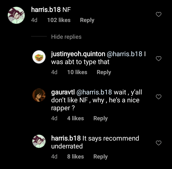Found on an ig meme page talking about how carti b ruins songs asking
