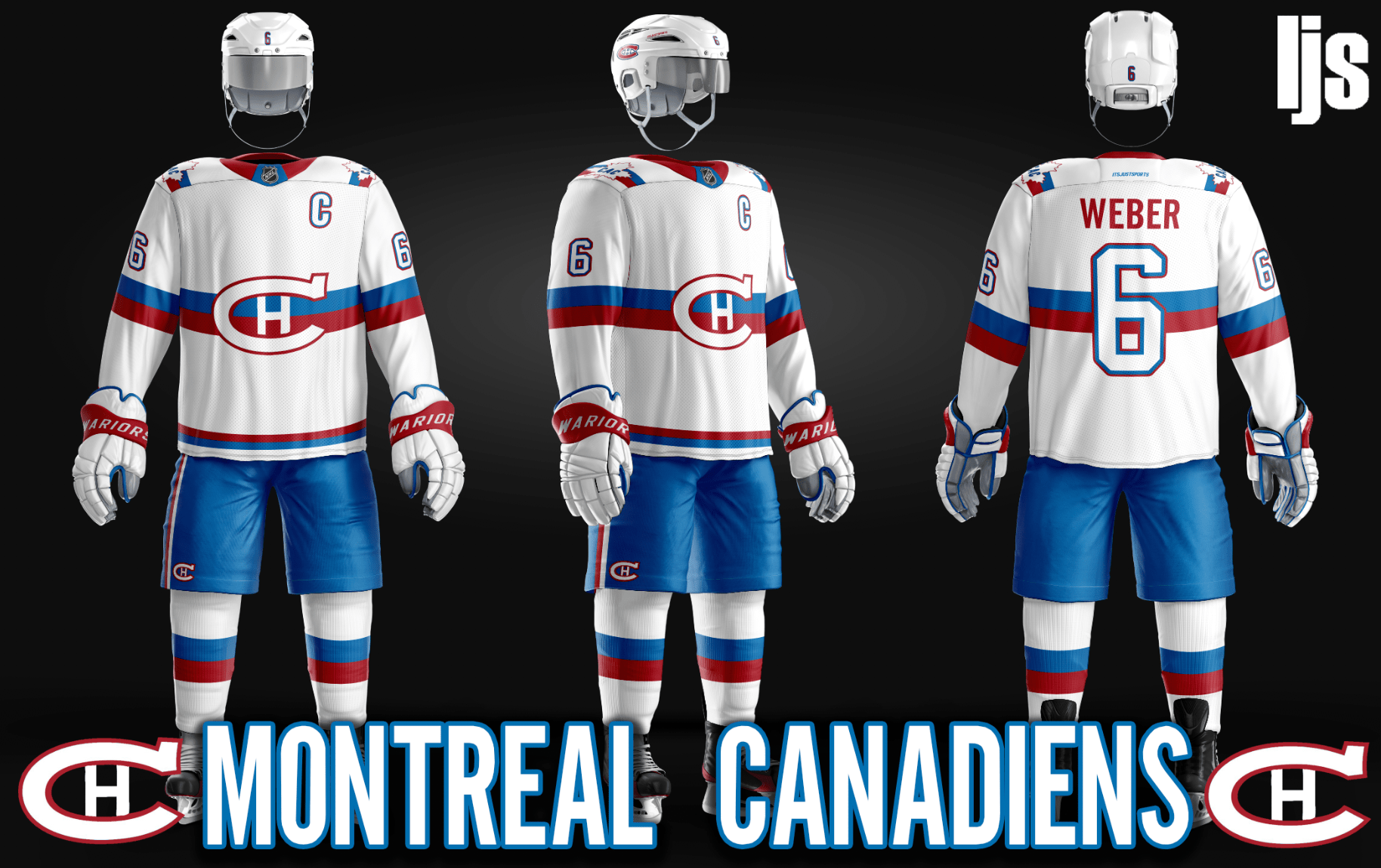 Montreal Canadiens third jersey design I did r/JerseyDesigns