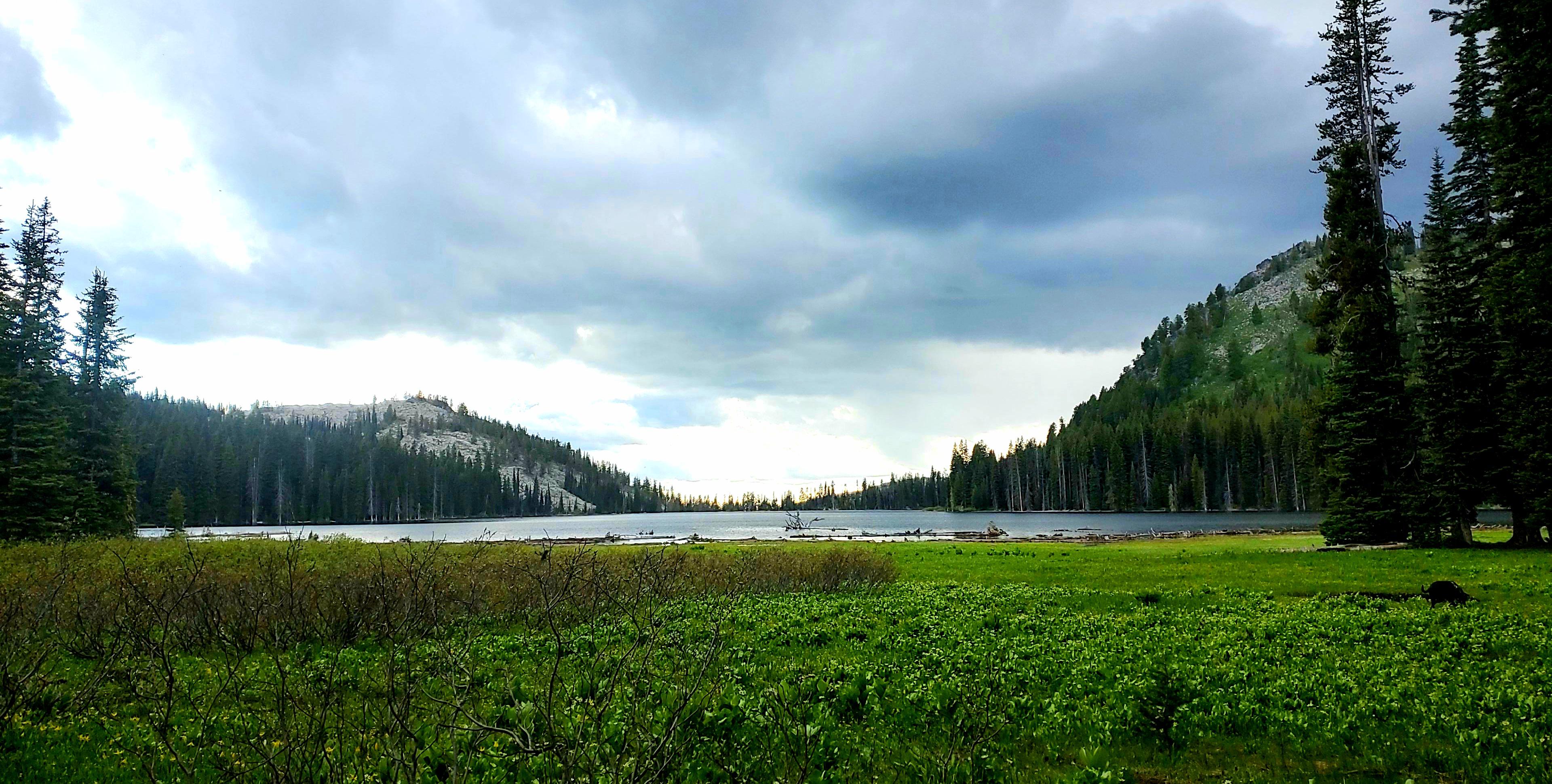 Boulder Lake, Idaho [OC] [Resolution 3840X1942] r/WildernessBackpacking
