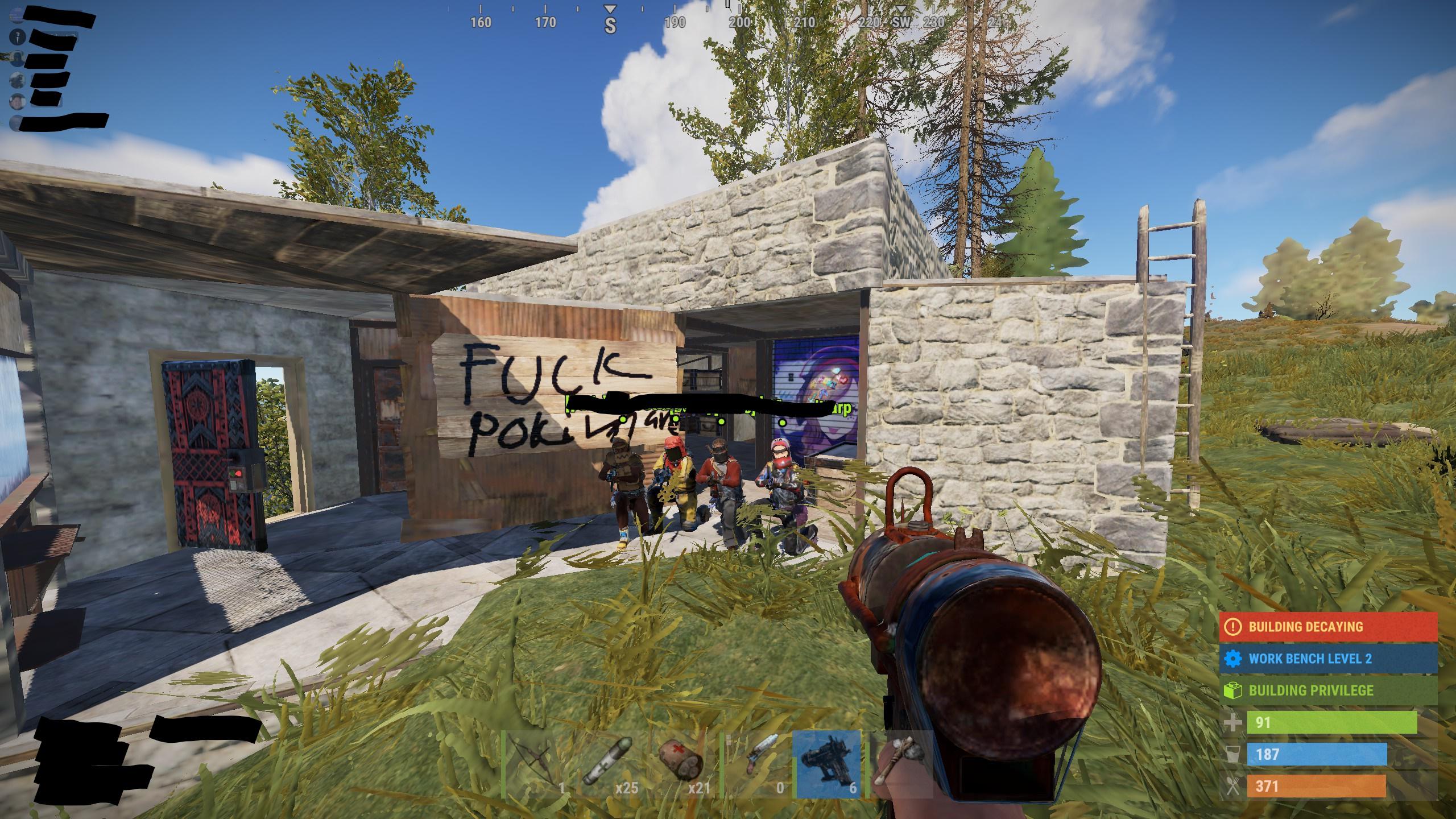 BASES WITH POKIMANE GARAGE DOORS WILL BE DESECRATED r/playrust