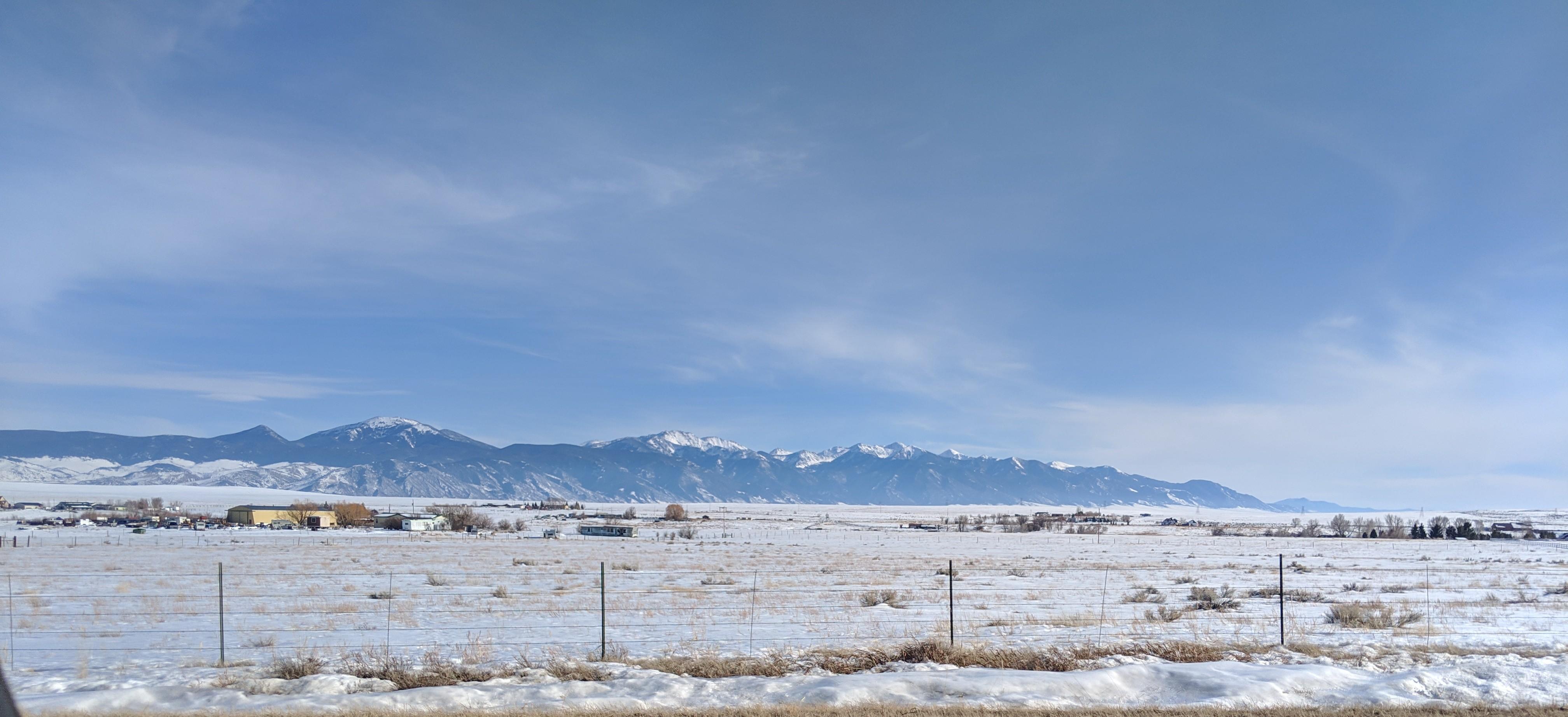 Tobacco Root Mountains from Highway 2 r/Montana