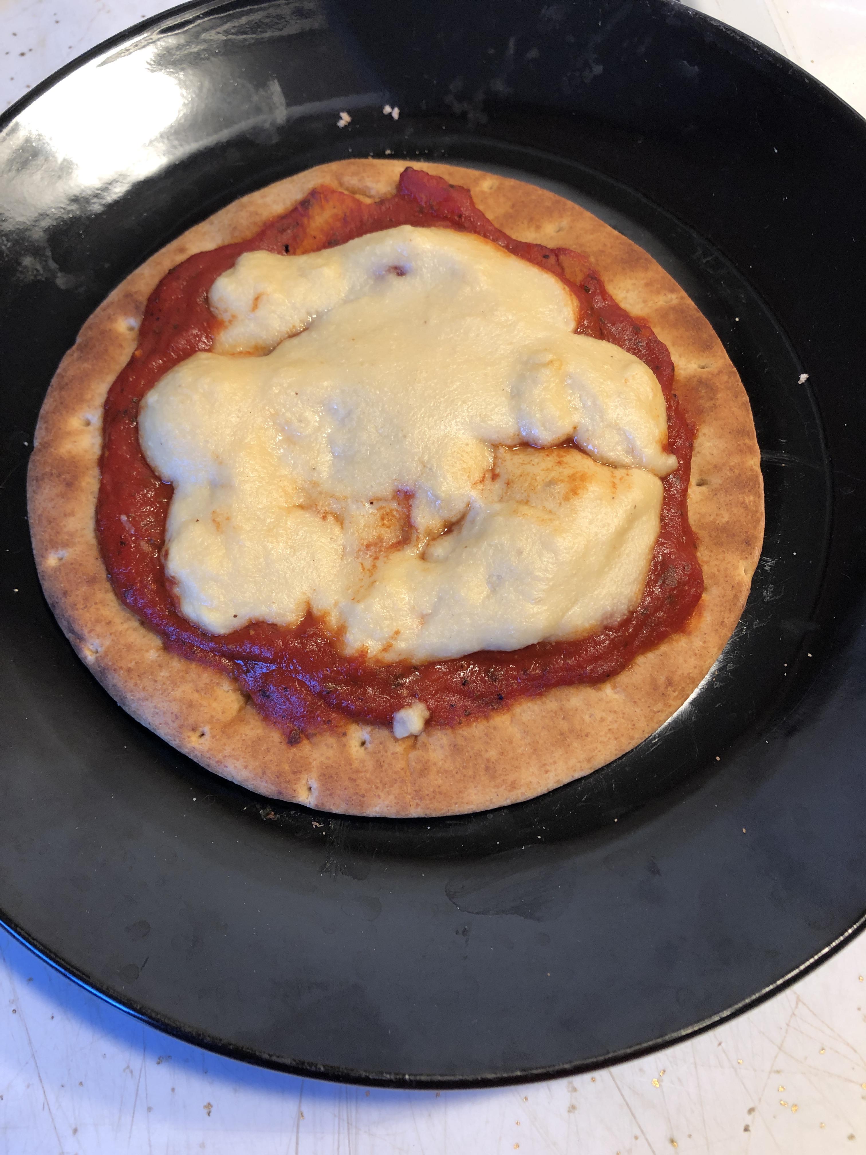 My friend affectionally called my pita pizza “a better quality