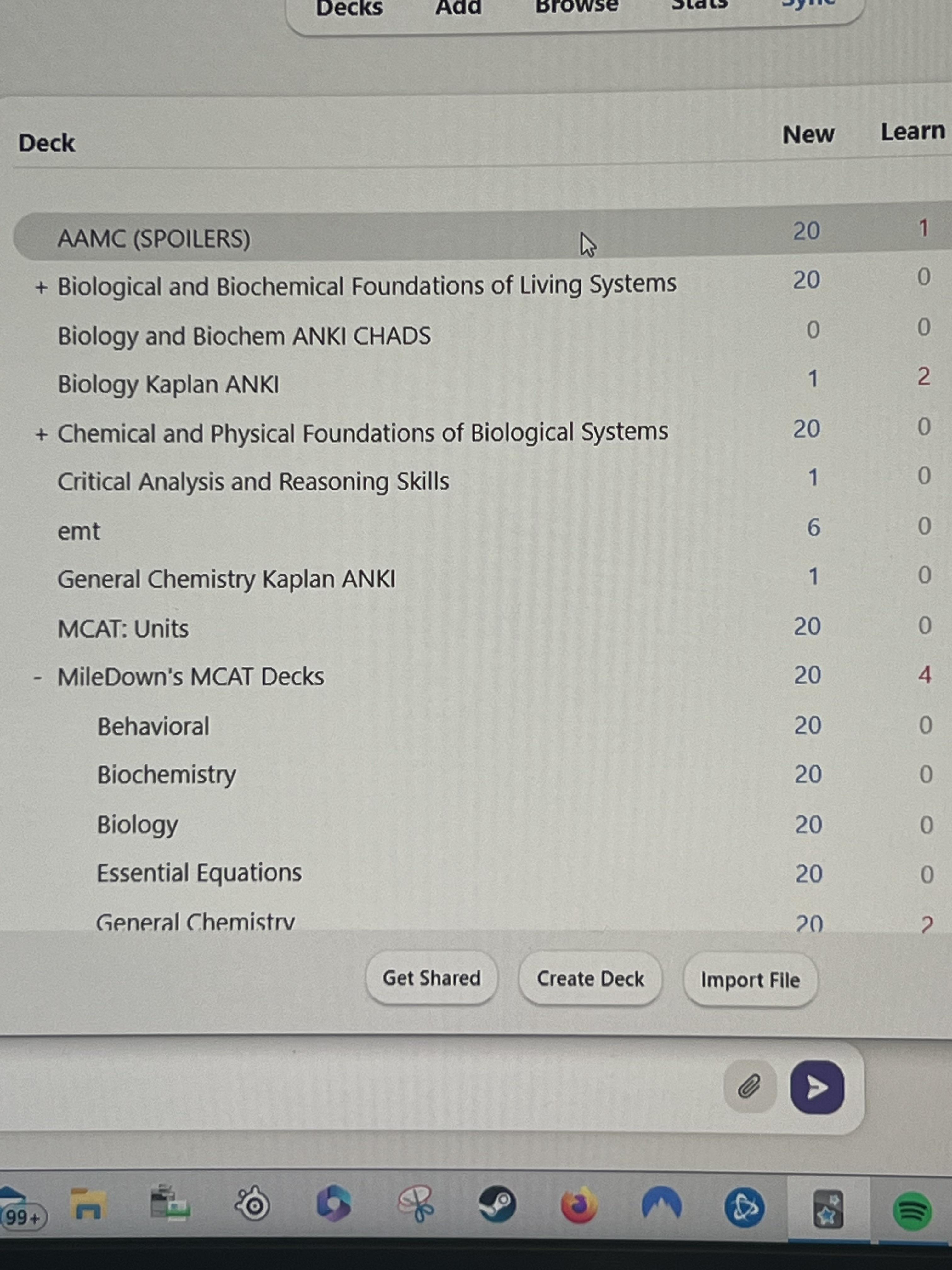 Does anyone know what Anki deck this is? r/Mcat