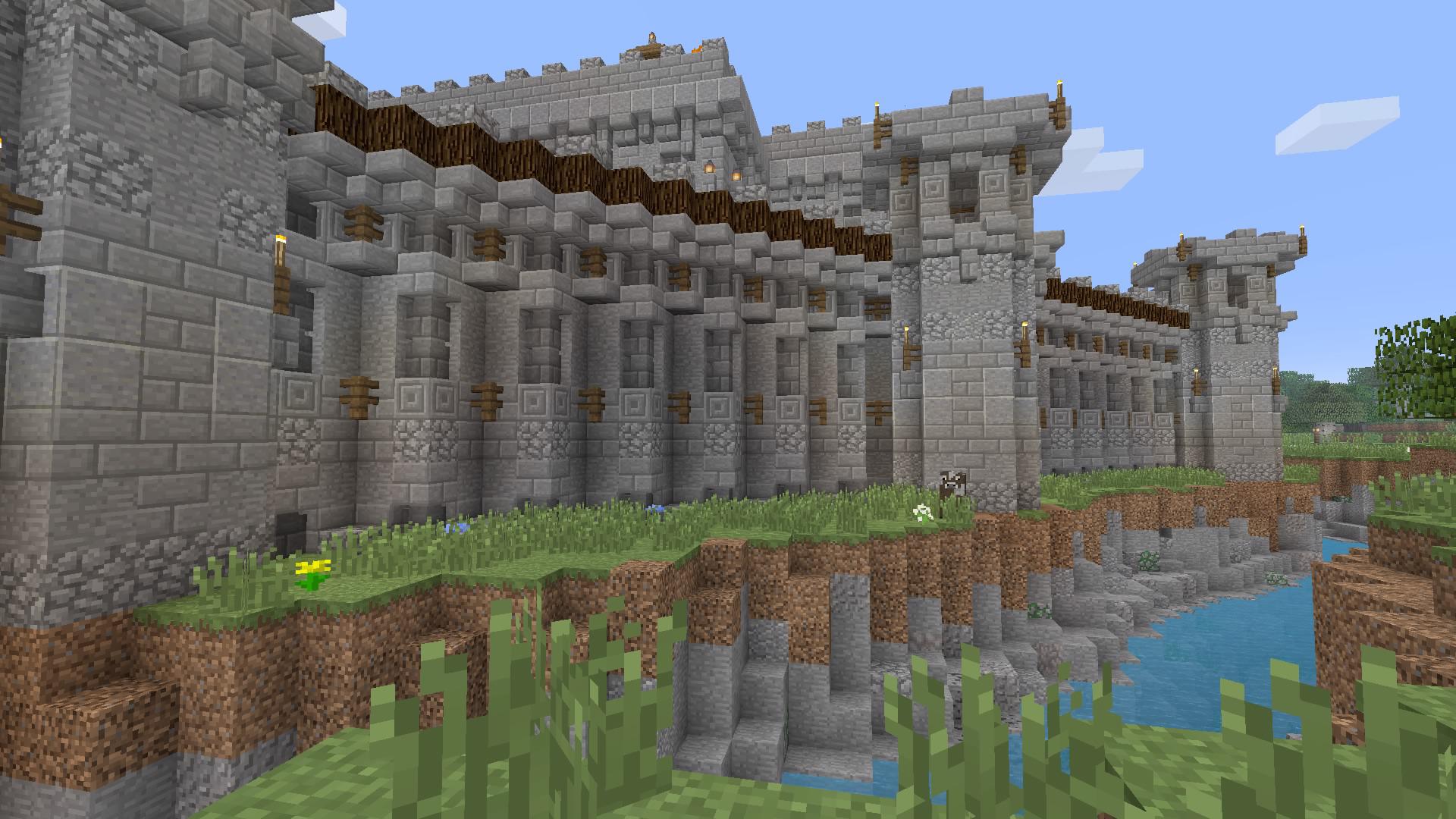 Minecraft Medieval Castle Walls