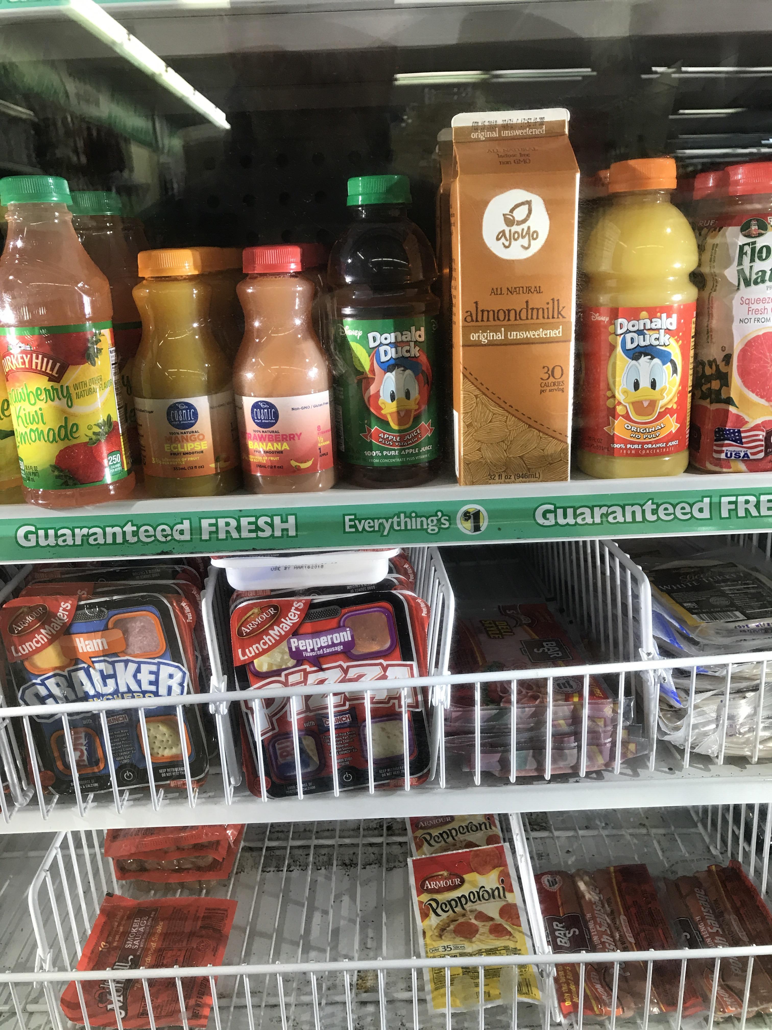 LETS PLAY FIND THE ALMOND MILK! Spotted at the Dollar Tree store in Florida. r/vegan