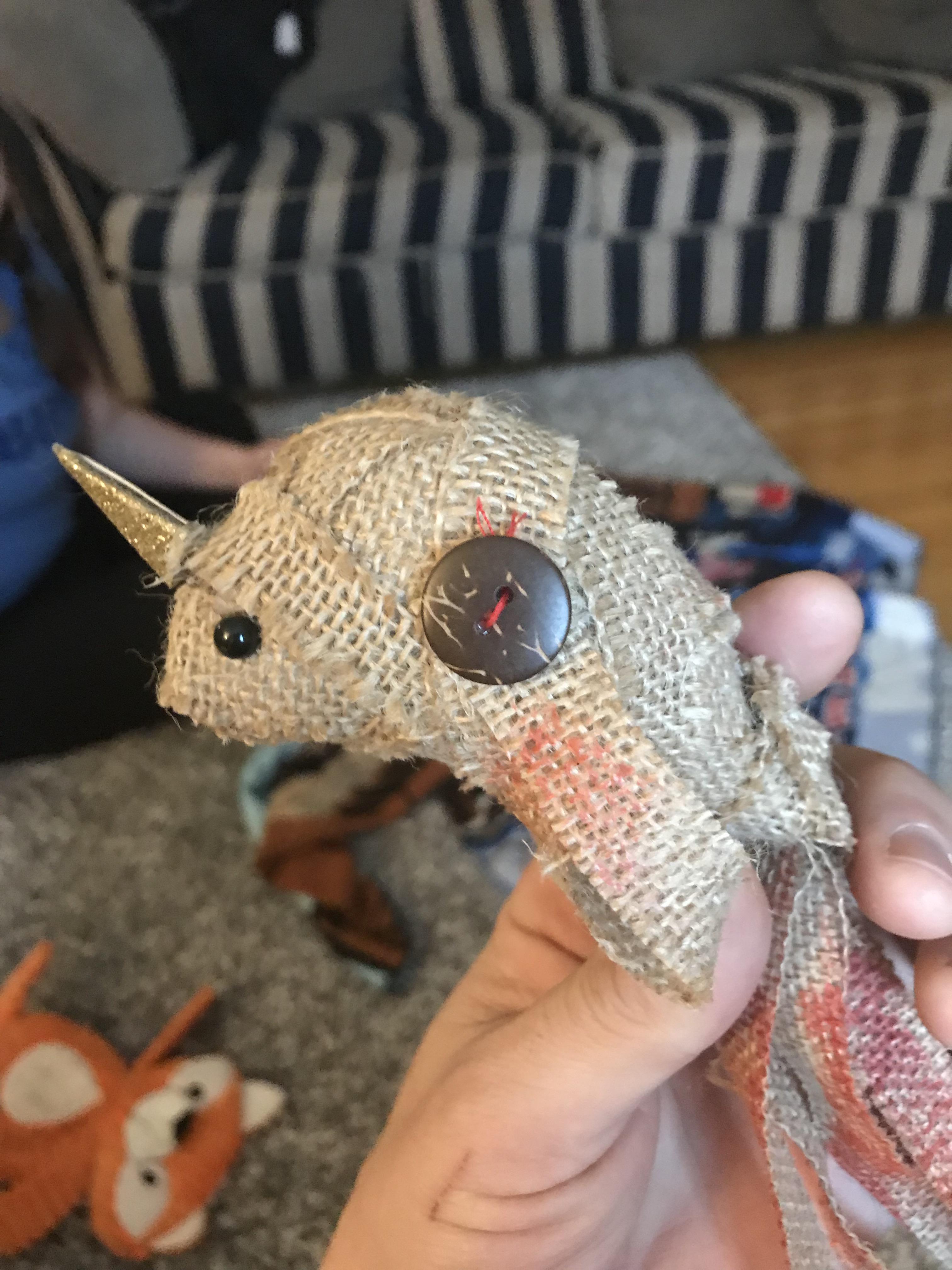 We were totally stoked to have a narwhal Christmas decoration. But