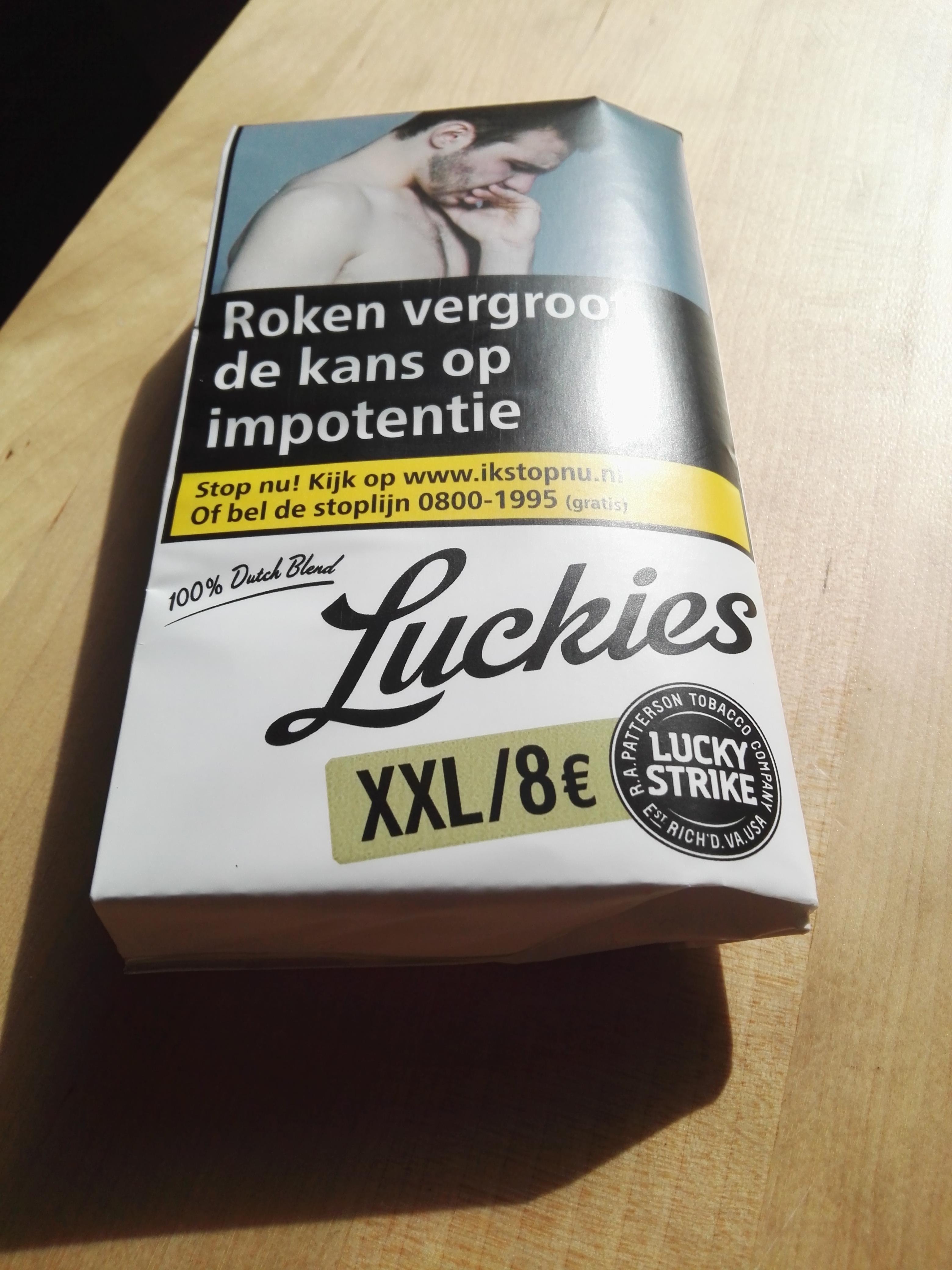 Today I bought a pouch of Lucky Strike Dutch Blend (RYO) good flavor
