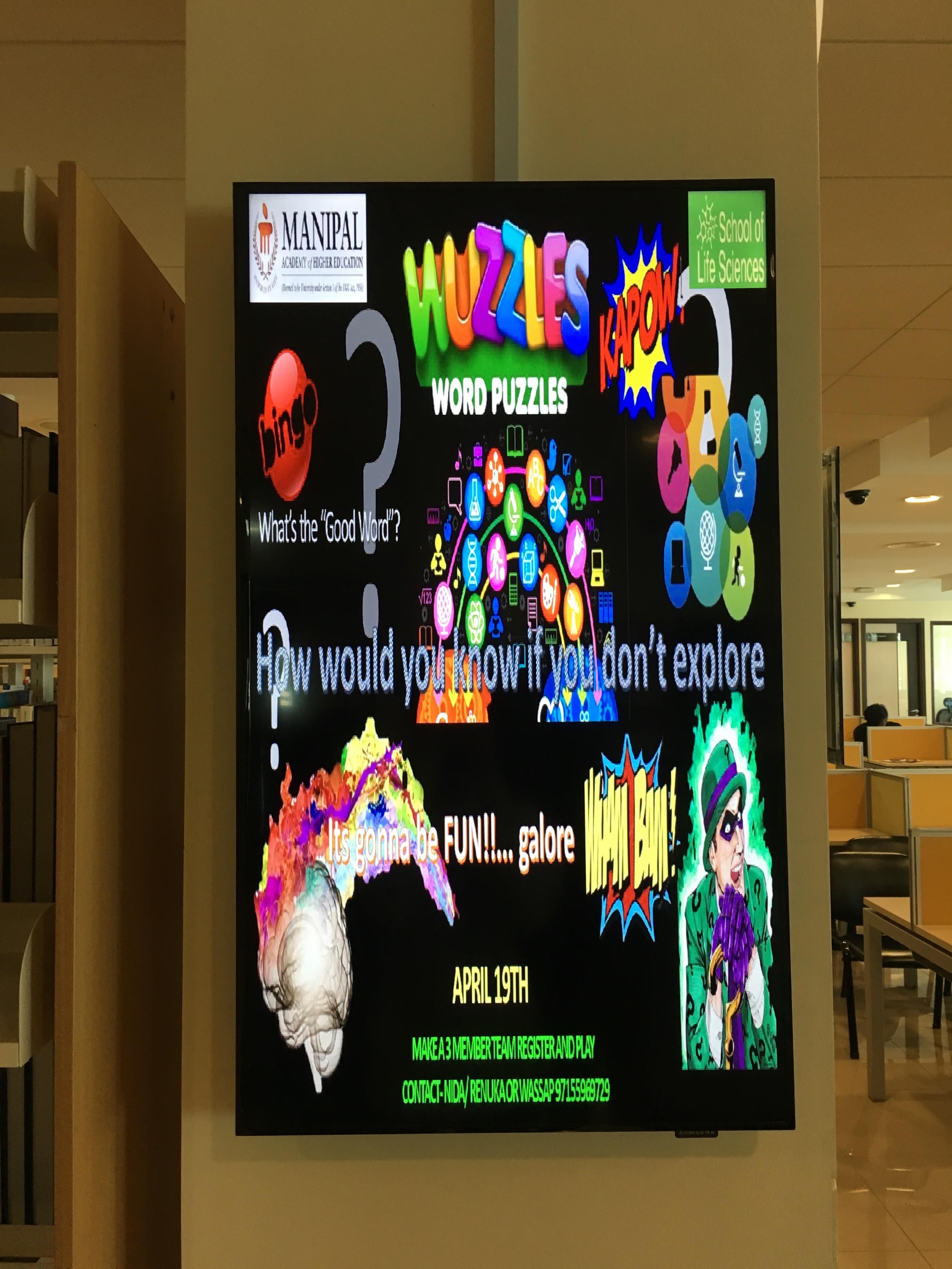 This was a legit poster that was posted in my university for a quiz competition. r/CrappyDesign