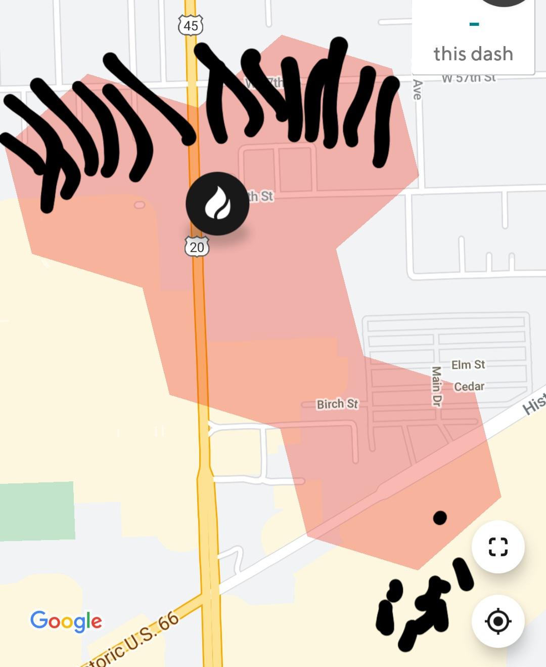 What is up with the odd shaped delivery zones? r/doordash
