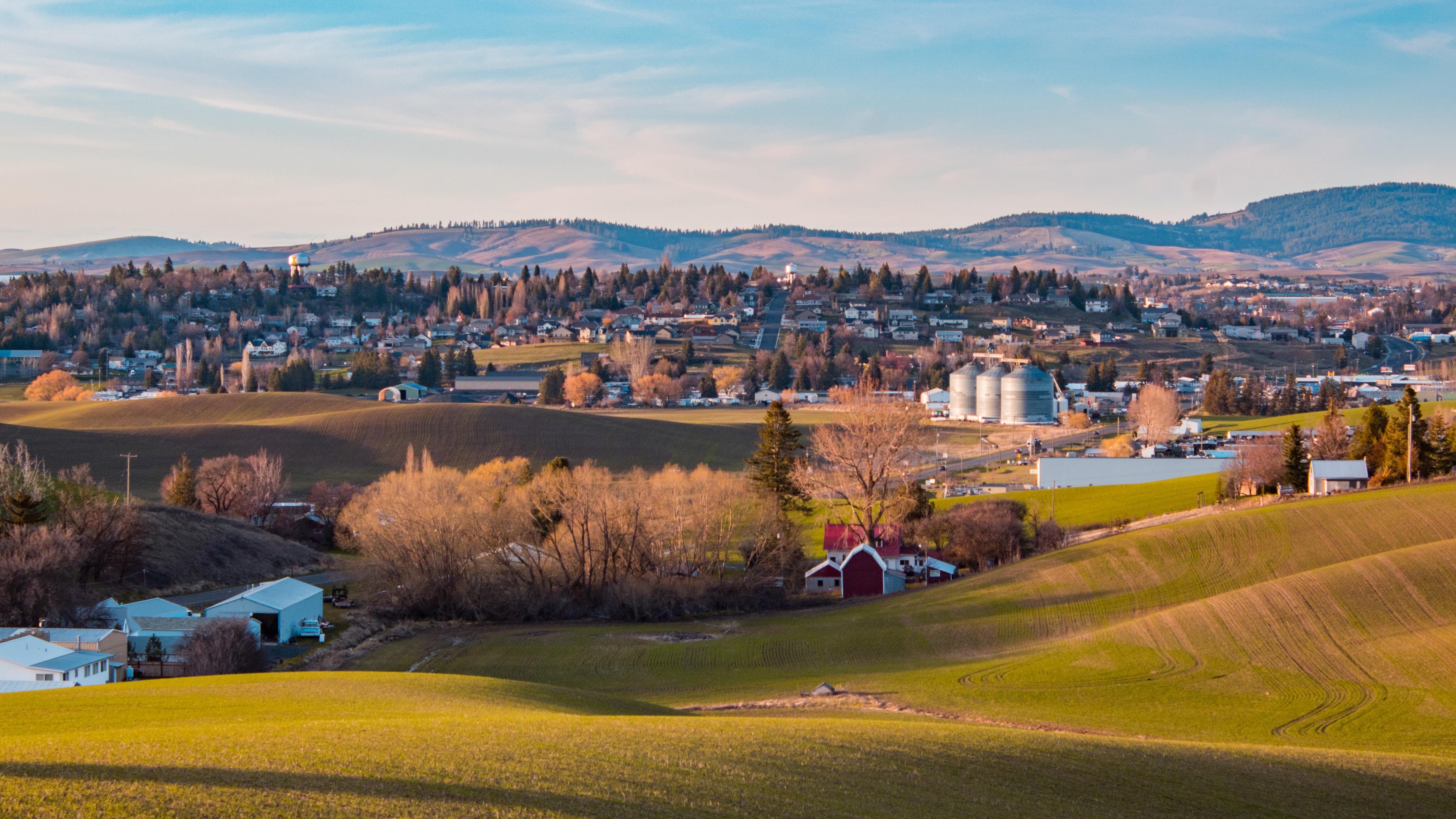 The rolling hills of Moscow, Idaho. [OC] [4846 x 2726] r/EarthPorn