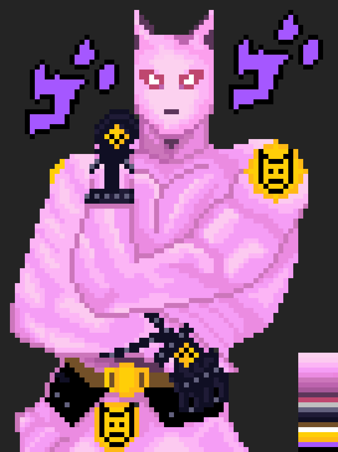 Pixel Queen [Fanart] StardustCrusaders