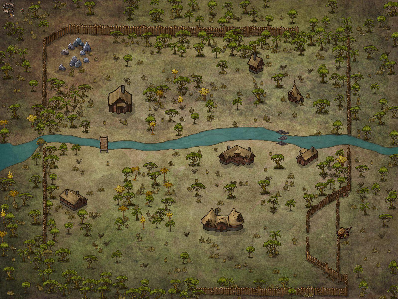 Shilo Village Map r/2007scape