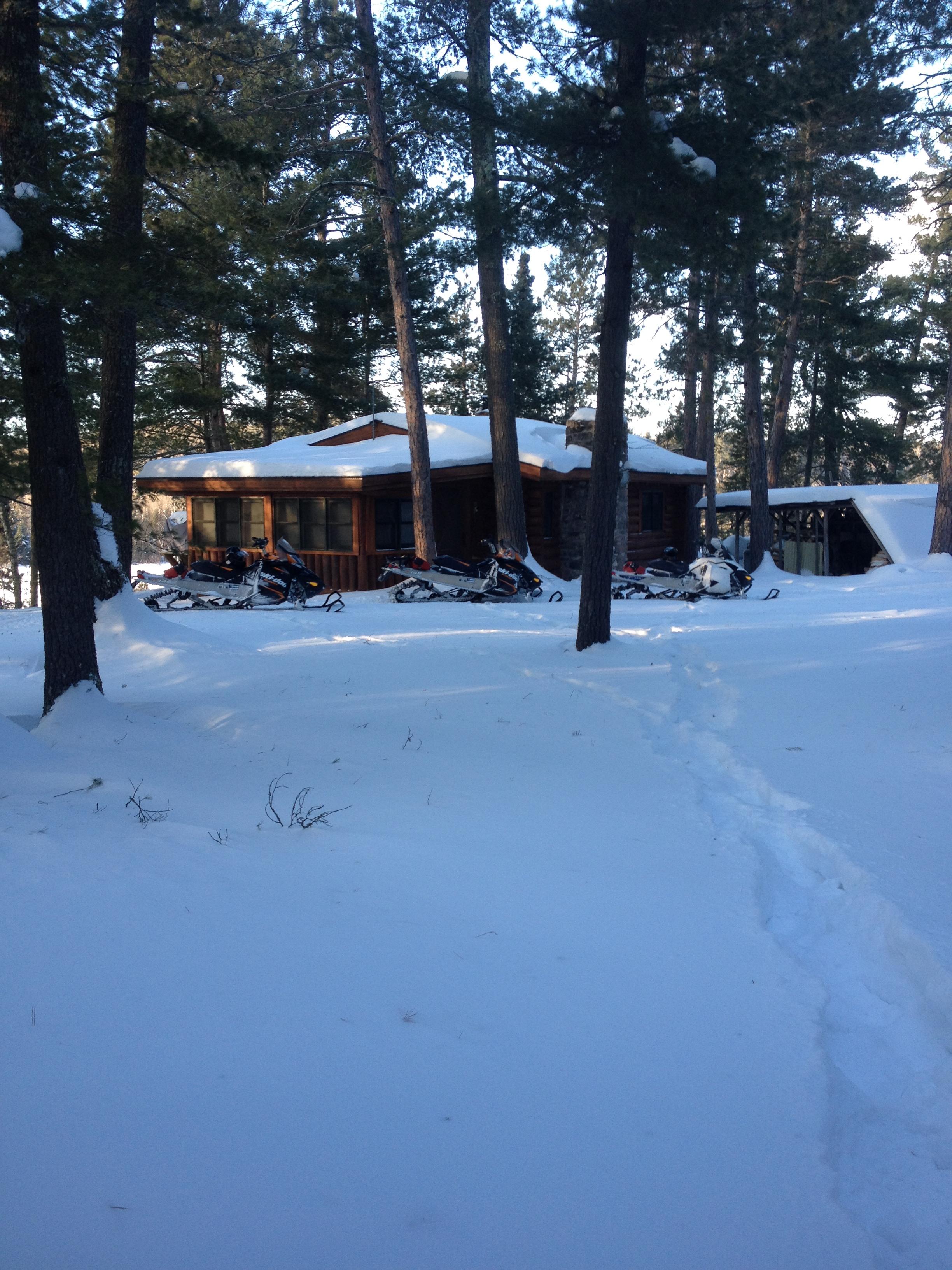 Secluded cabin on the MinnesotaCanada border r/pics