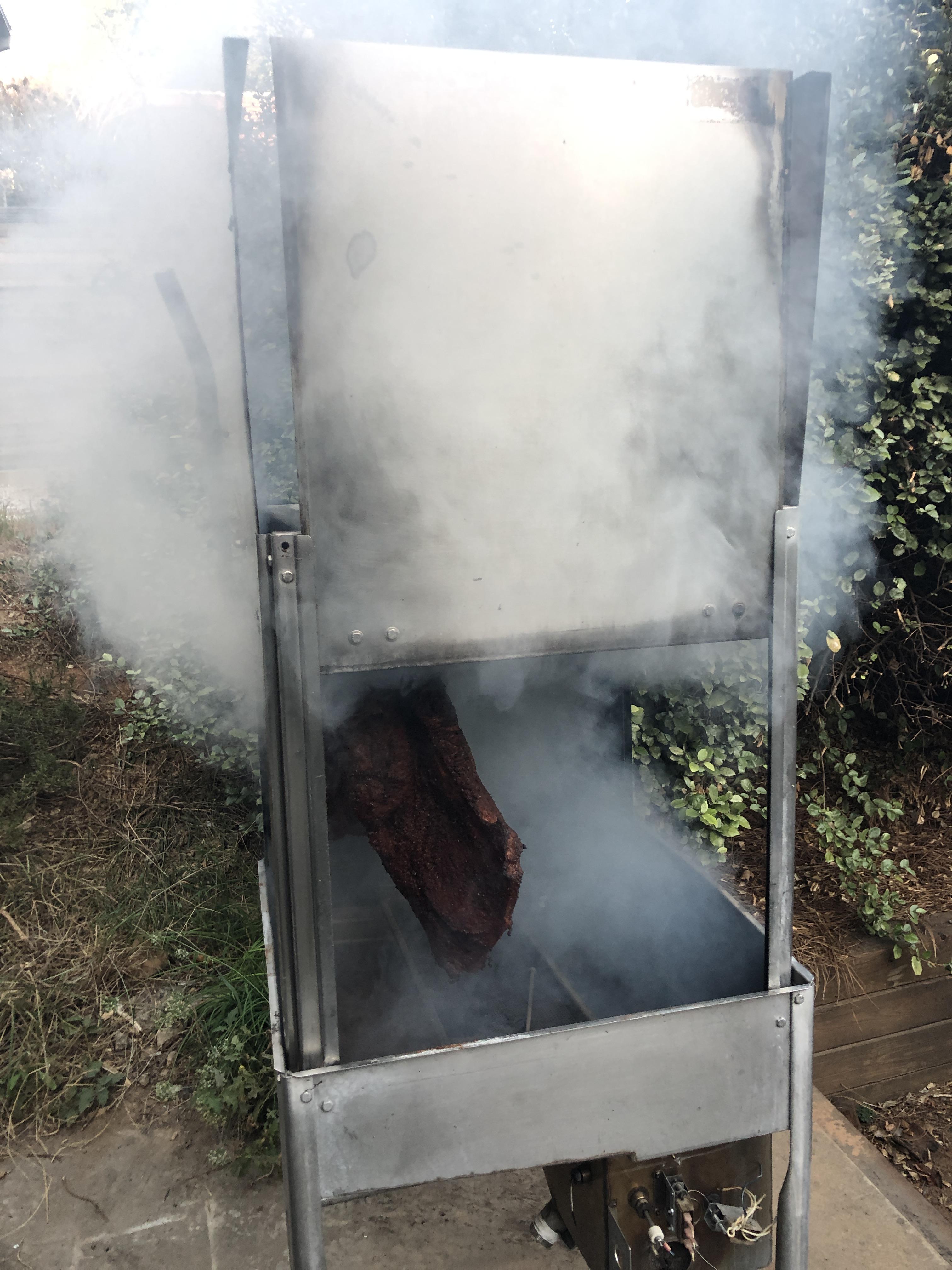 Smoker converted from and old dishwasher r/smoking