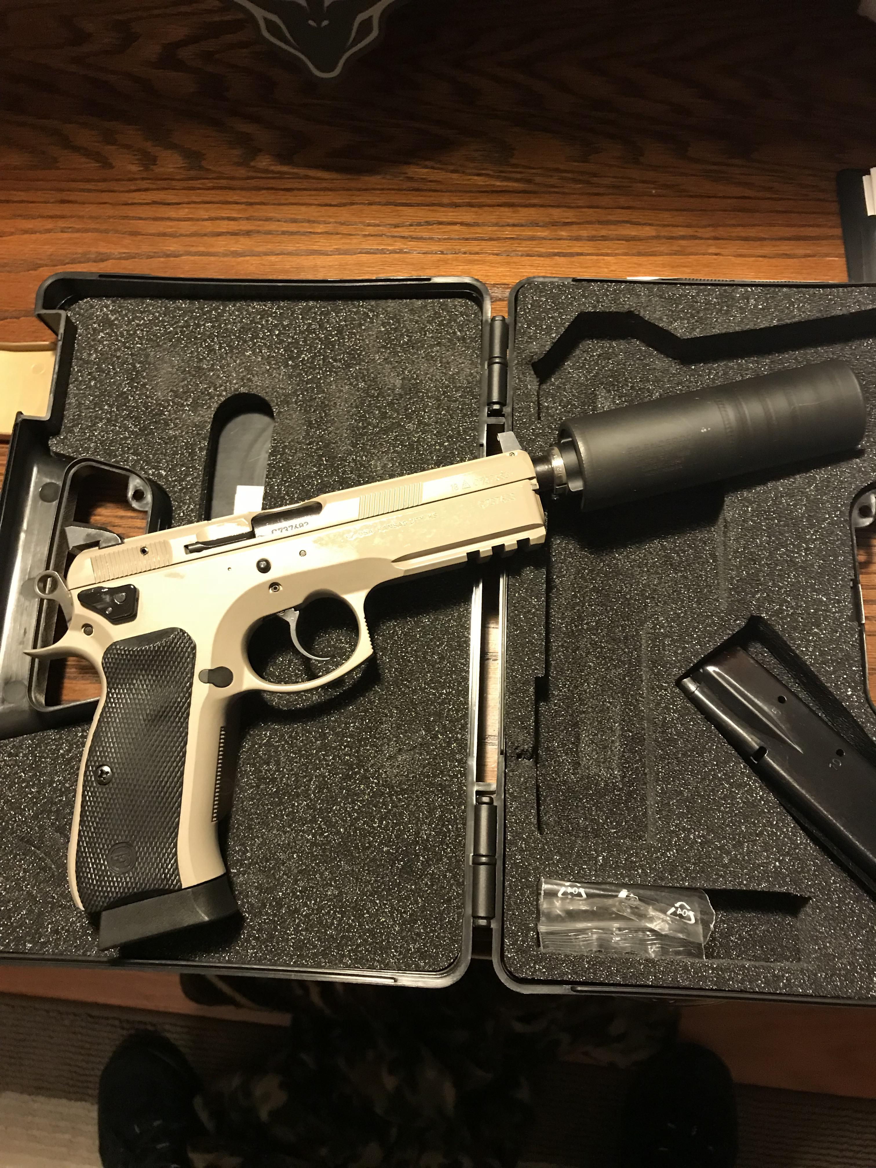 SP01 tactical with silencerCo Omega 9K. I mainly shoot Glocks, but WOW