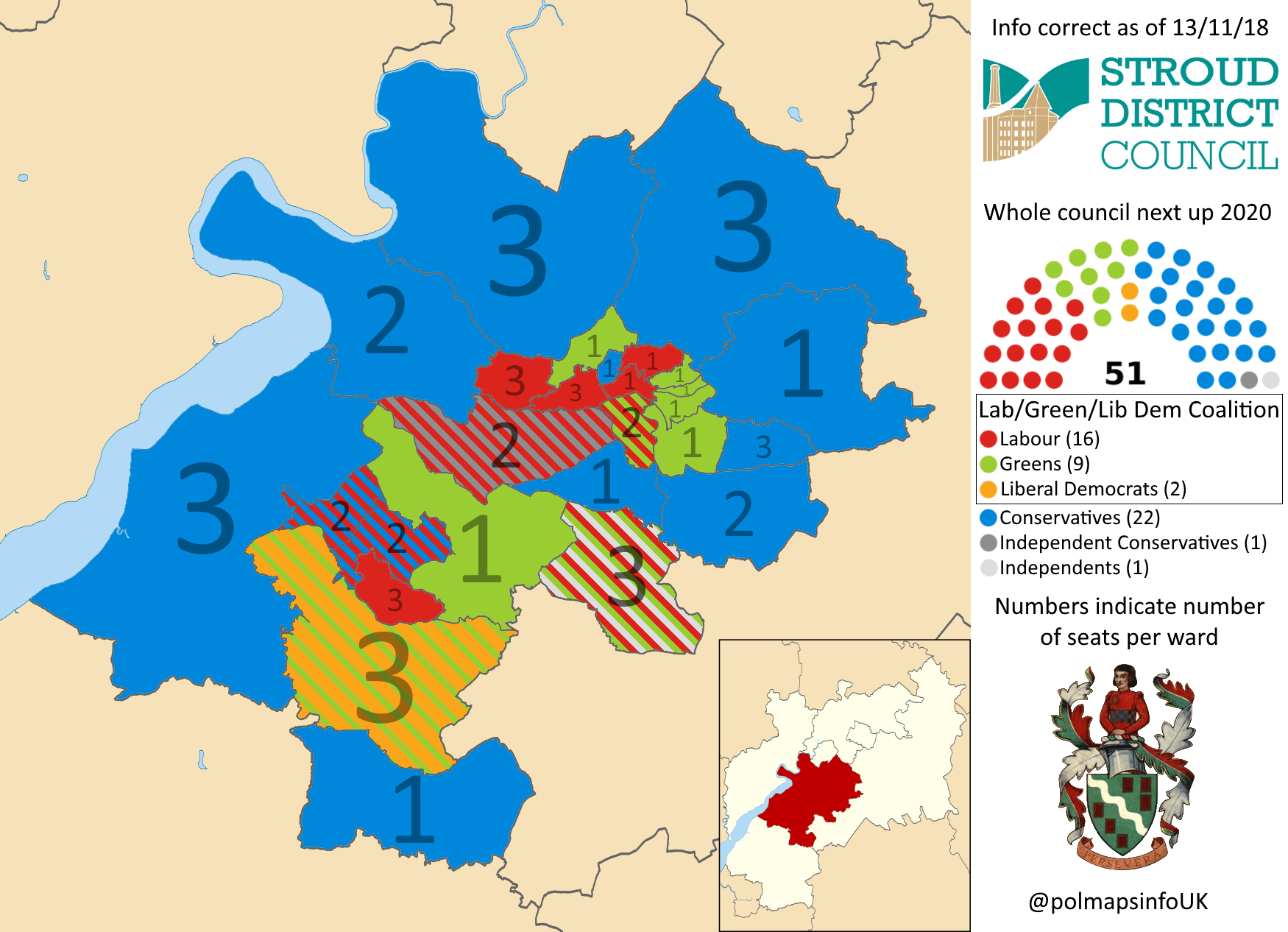 Stroud District Council, Gloucestershire, South West. 13/11/18 r