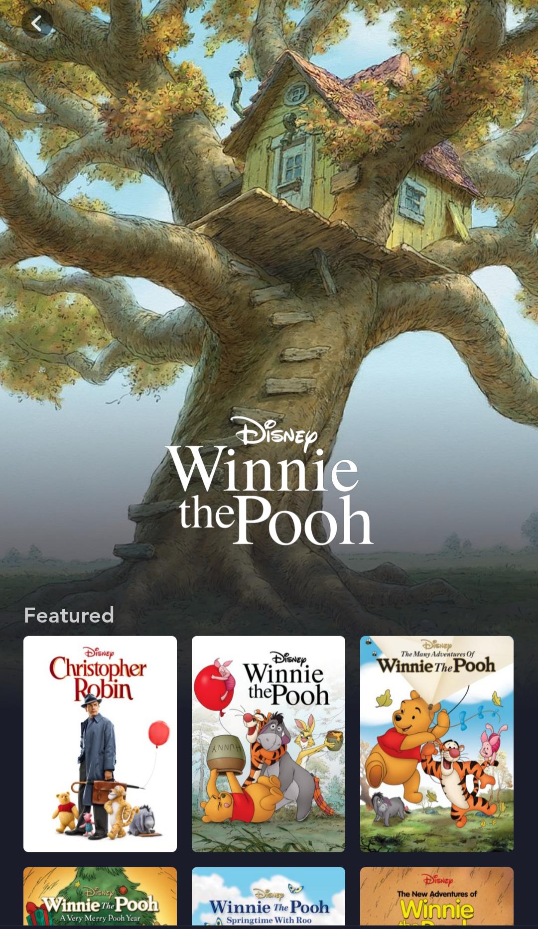 Disney+ now has a Winnie the Pooh Collection r/DisneyPlus