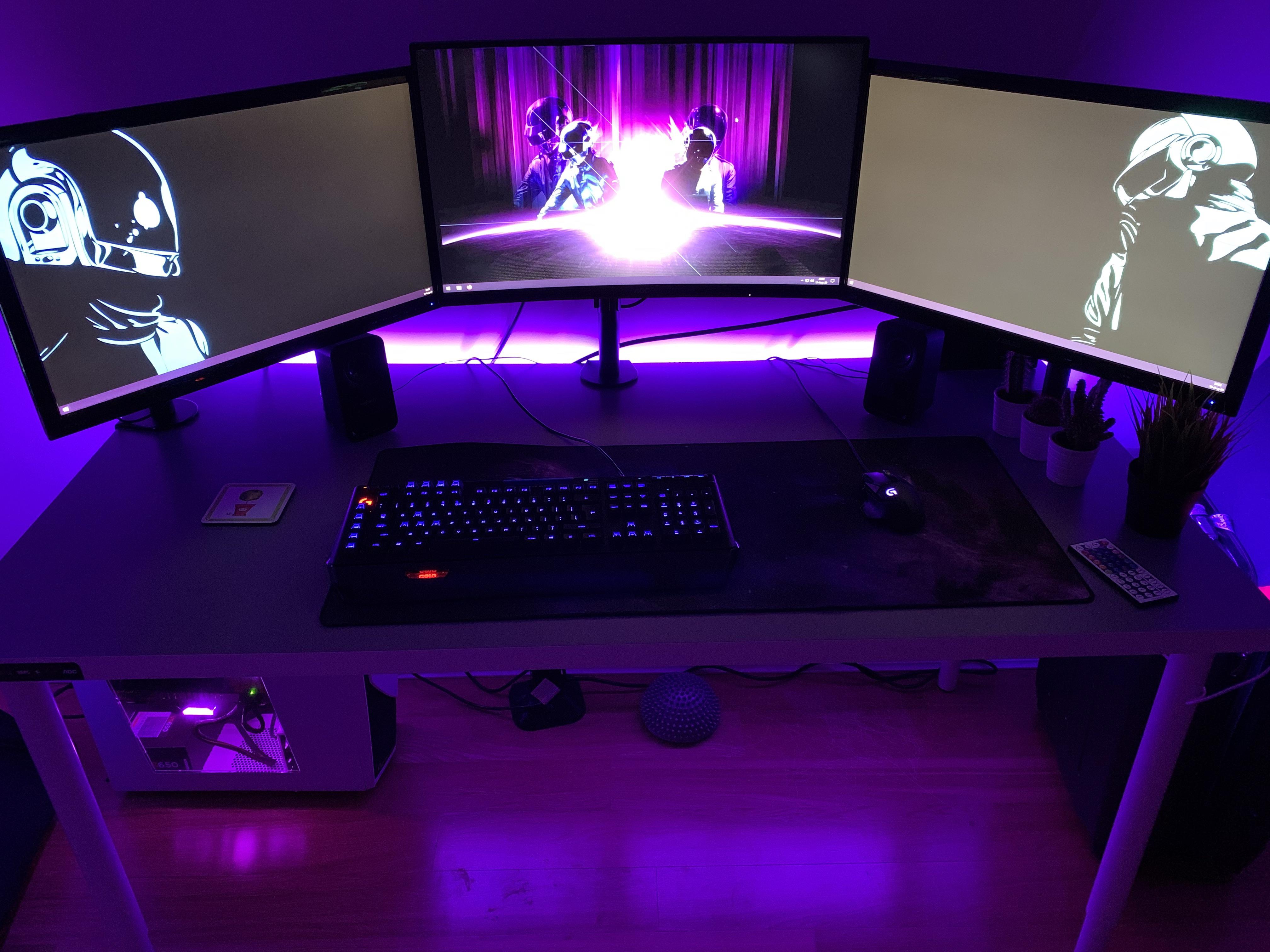 Battlestation almost complete. Some cable management is due r