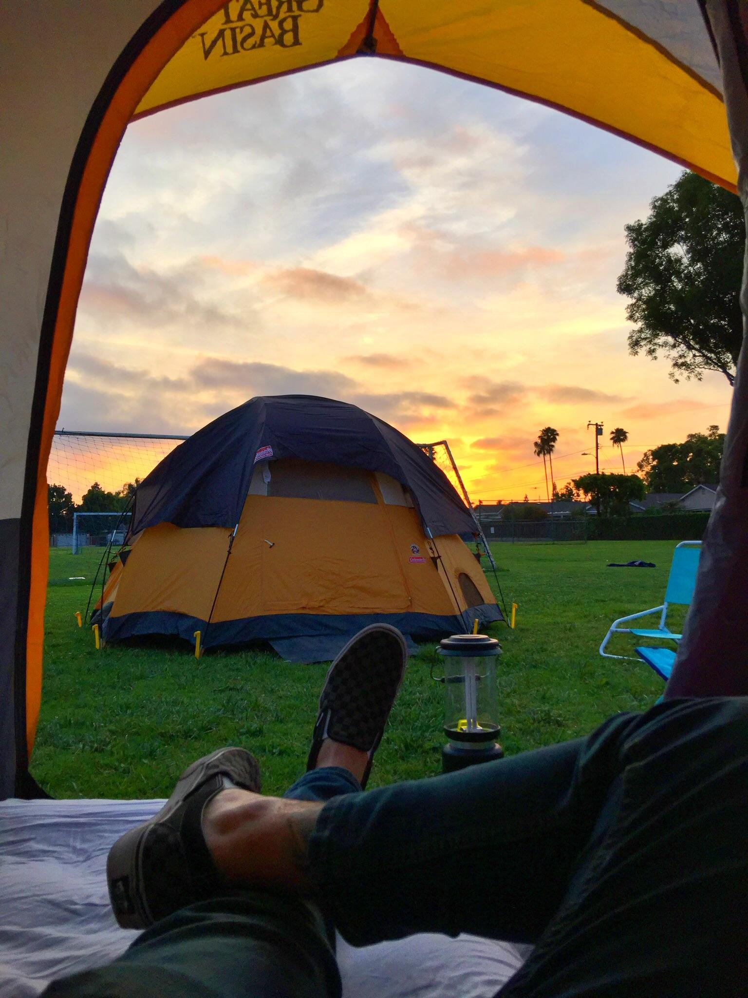 SoCal City Camping. Make the best of what you have... r/camping