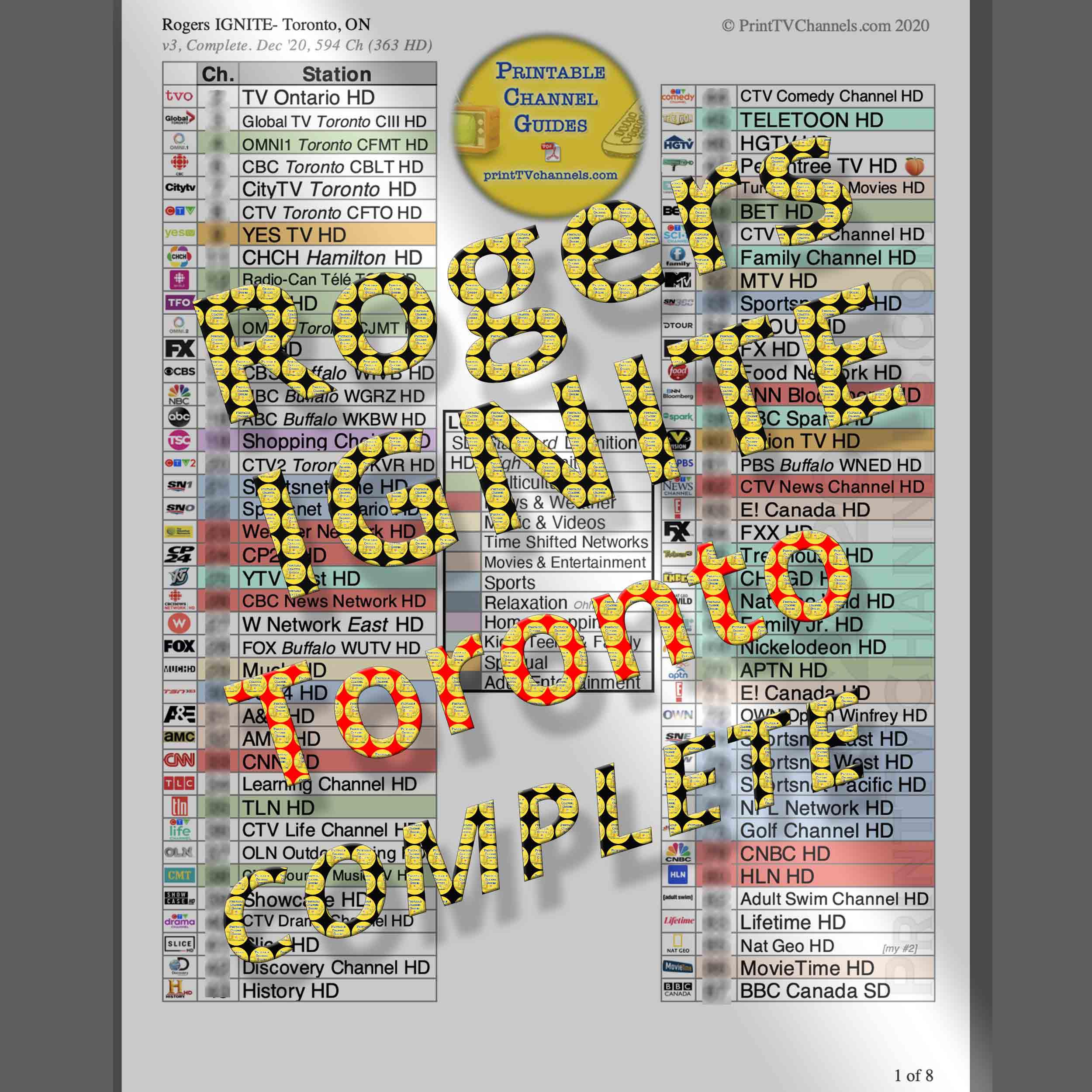 Free TV channel guides for Rogers customers! r/Rogers