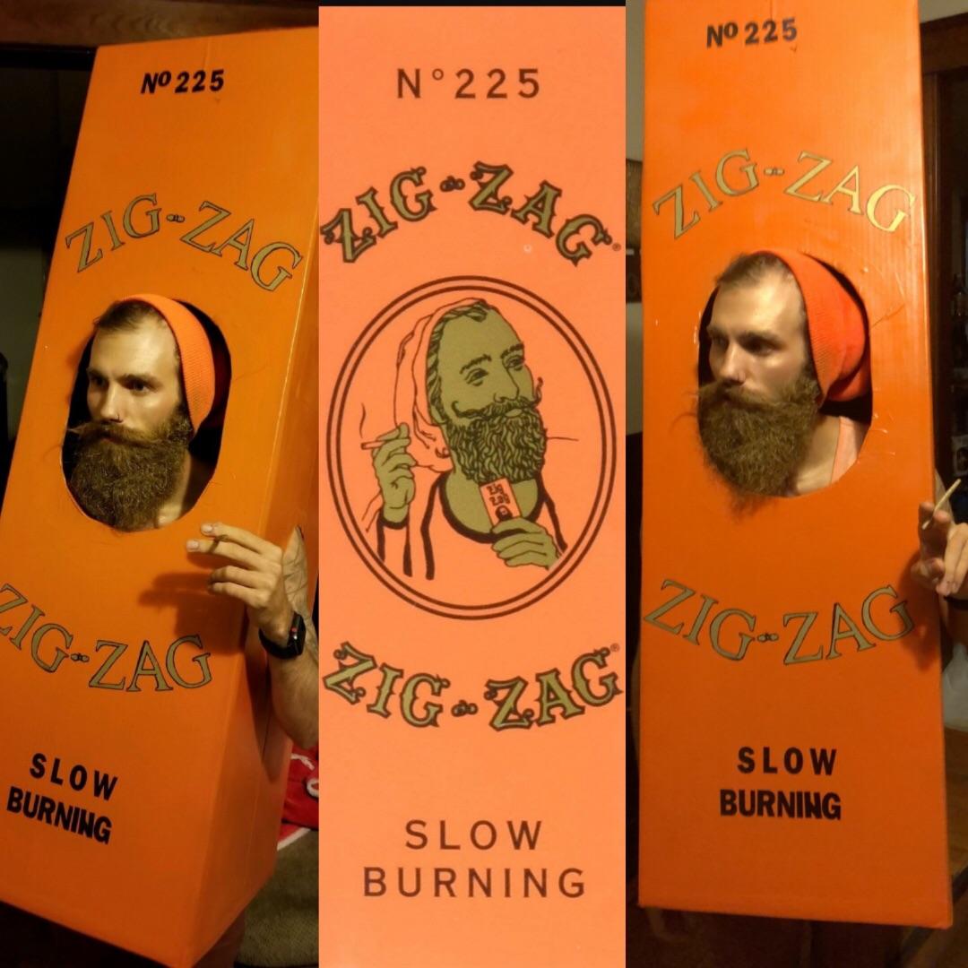 DIY Halloween costume I made for this year. Natural beard. Just shy of years worth of growth r